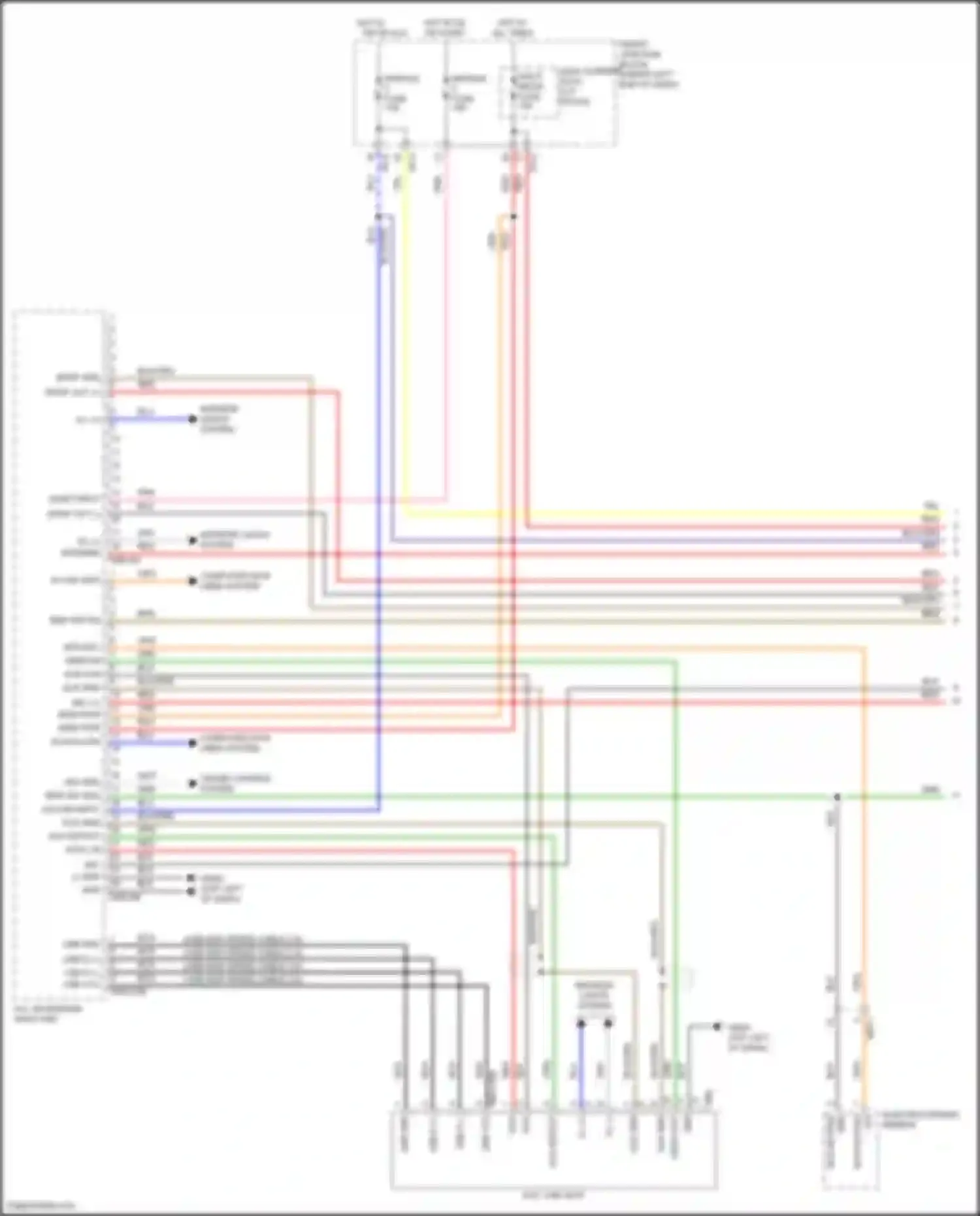 Wiring diagram mts keypad for Hyundai Elantra VI (2015-2019) (1 of 2)