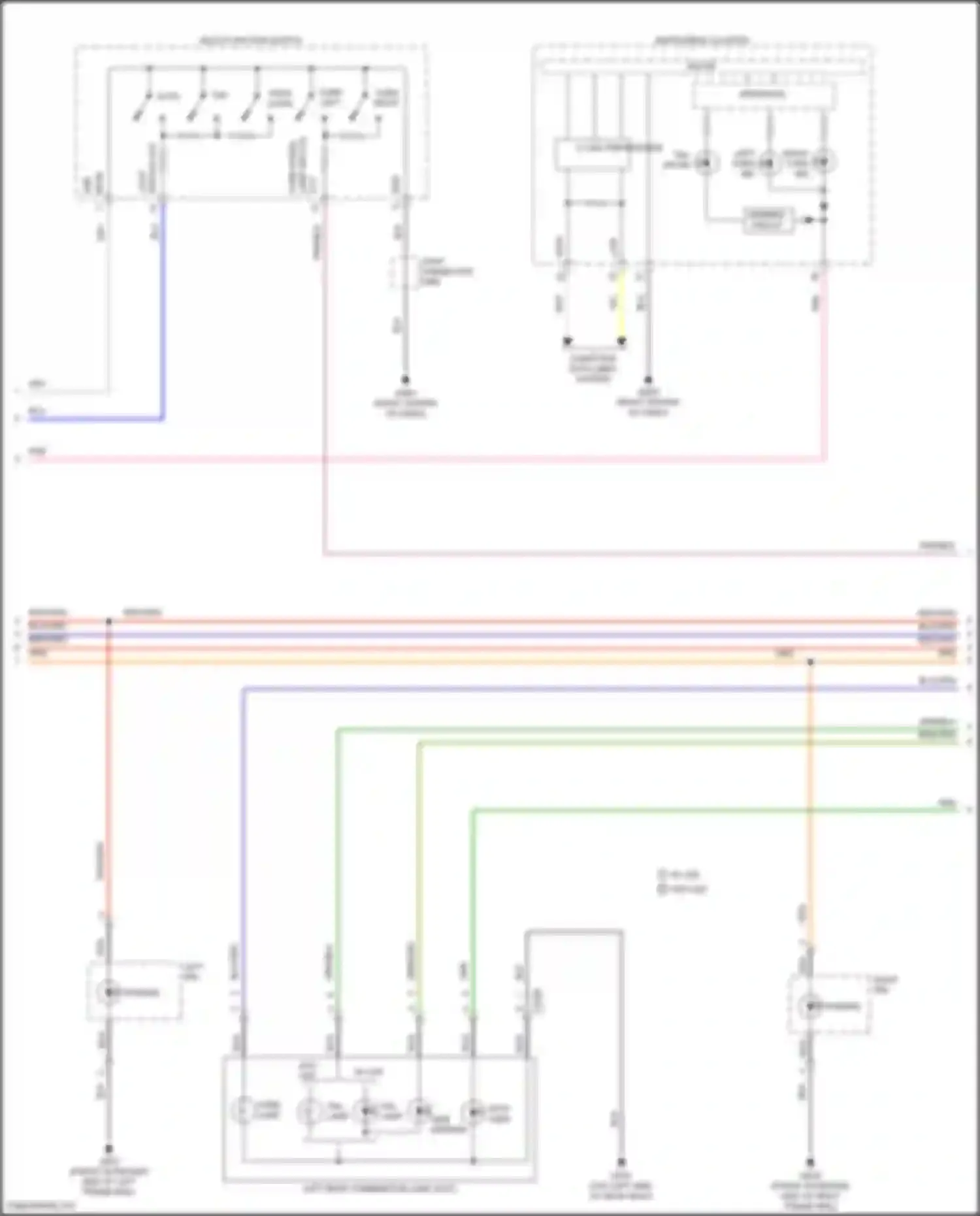 Wiring diagram multi- function switch for Hyundai Elantra VI (2015-2019) (3 of 8)