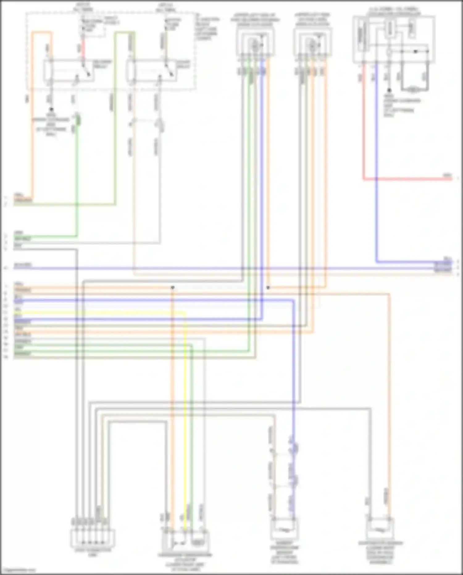 Wiring diagram multi fuse 2 for Hyundai Elantra VI (2015-2019) (8 of 18)