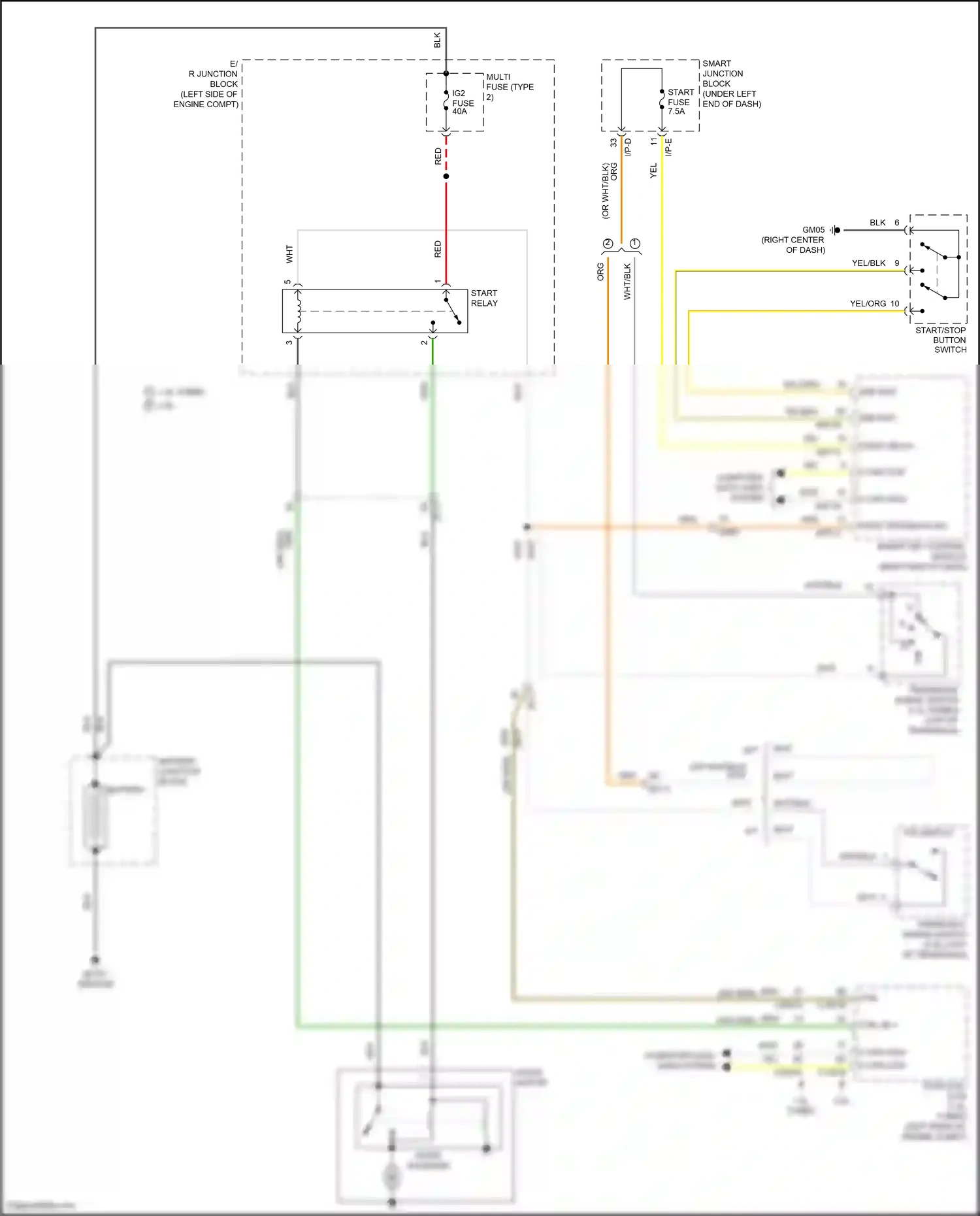 Wiring diagram p/n switch for Hyundai Elantra VI (2015-2019) (1 of 2)