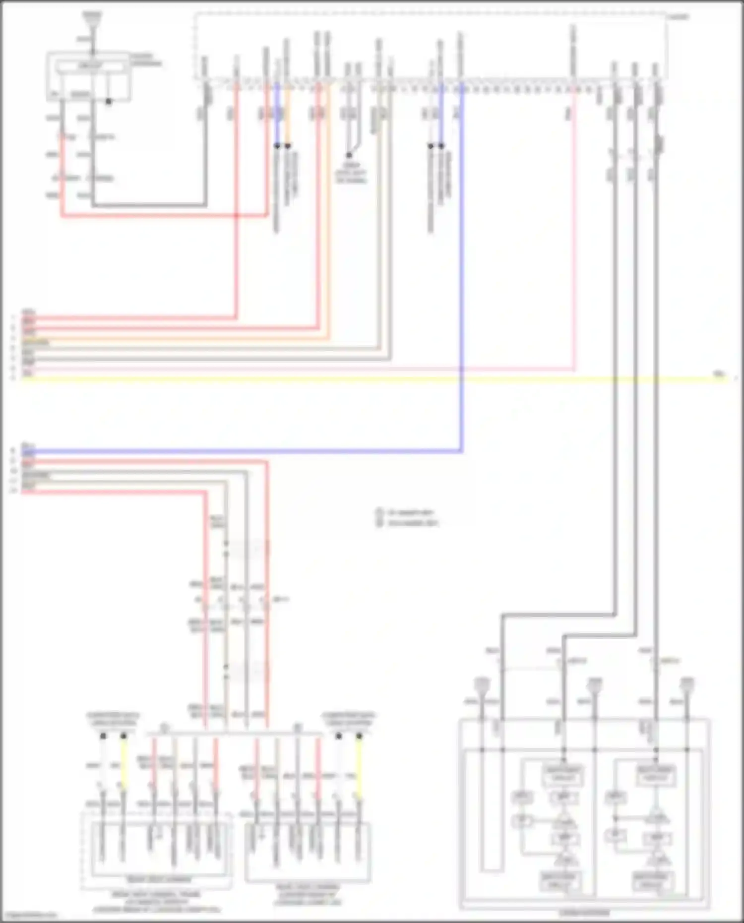Wiring diagram rear view camera for Hyundai Elantra VI (2015-2019) (9 of 11)