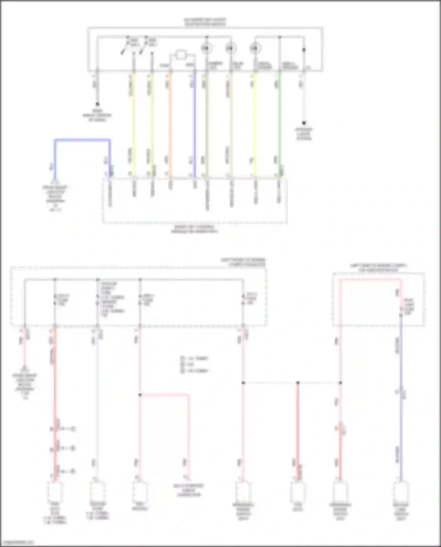 Wiring diagram sensor 4 fuse for Hyundai Elantra VI (2015-2019) (1 of 2)