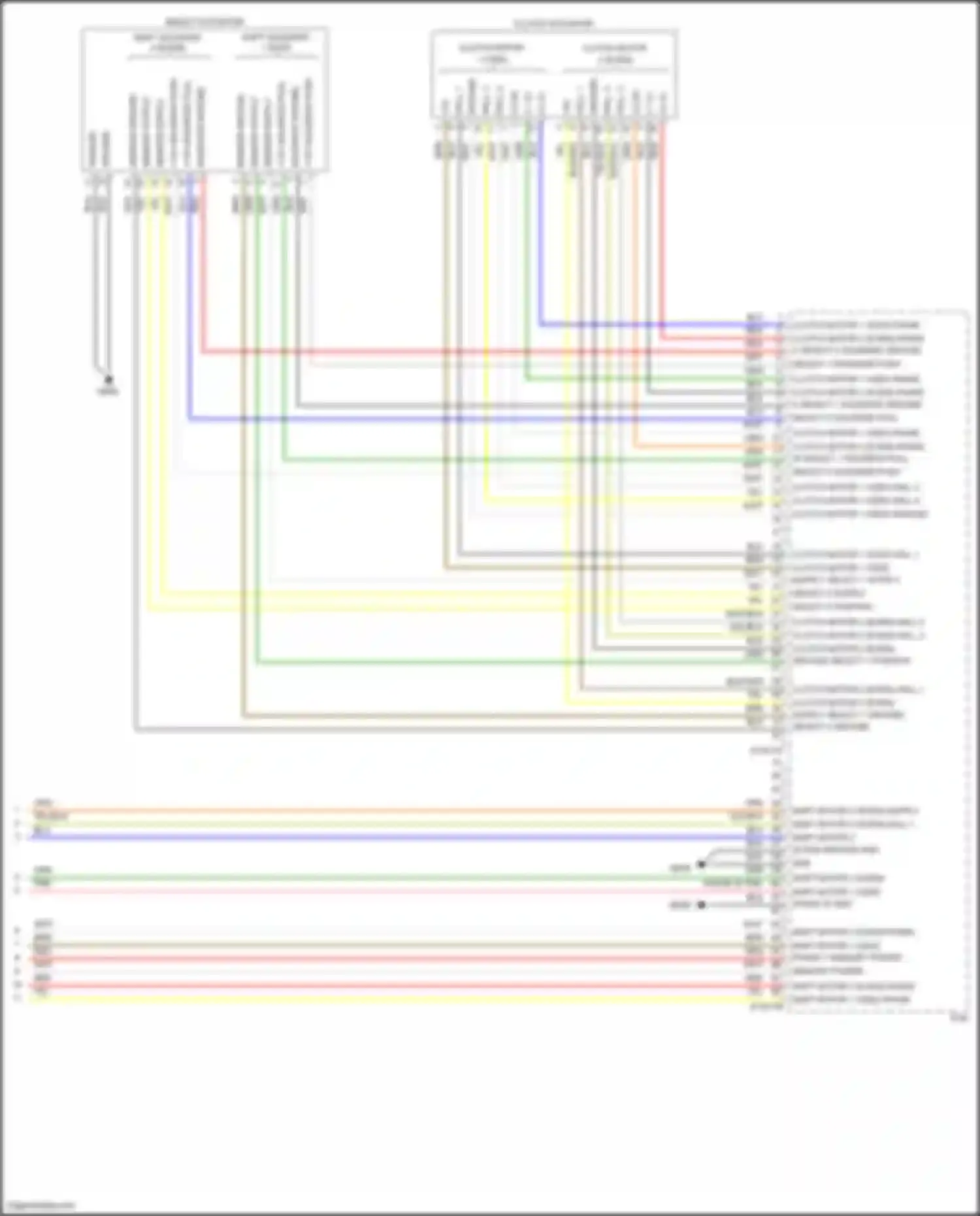 Wiring diagram sensor ground for Hyundai Elantra VI (2015-2019) (1 of 2)