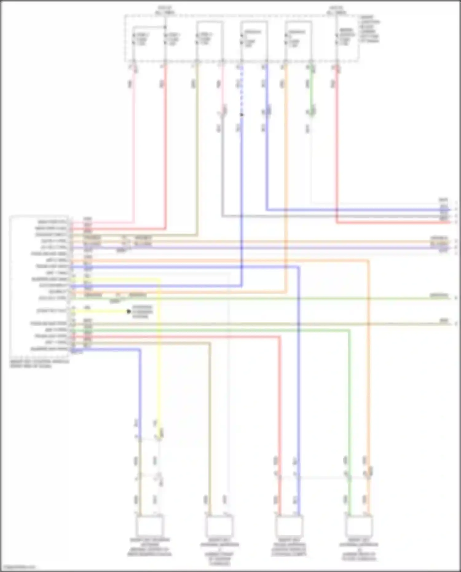 Wiring diagram smart key trunk antenna for Hyundai Elantra VI (2015-2019) (1 of 1)