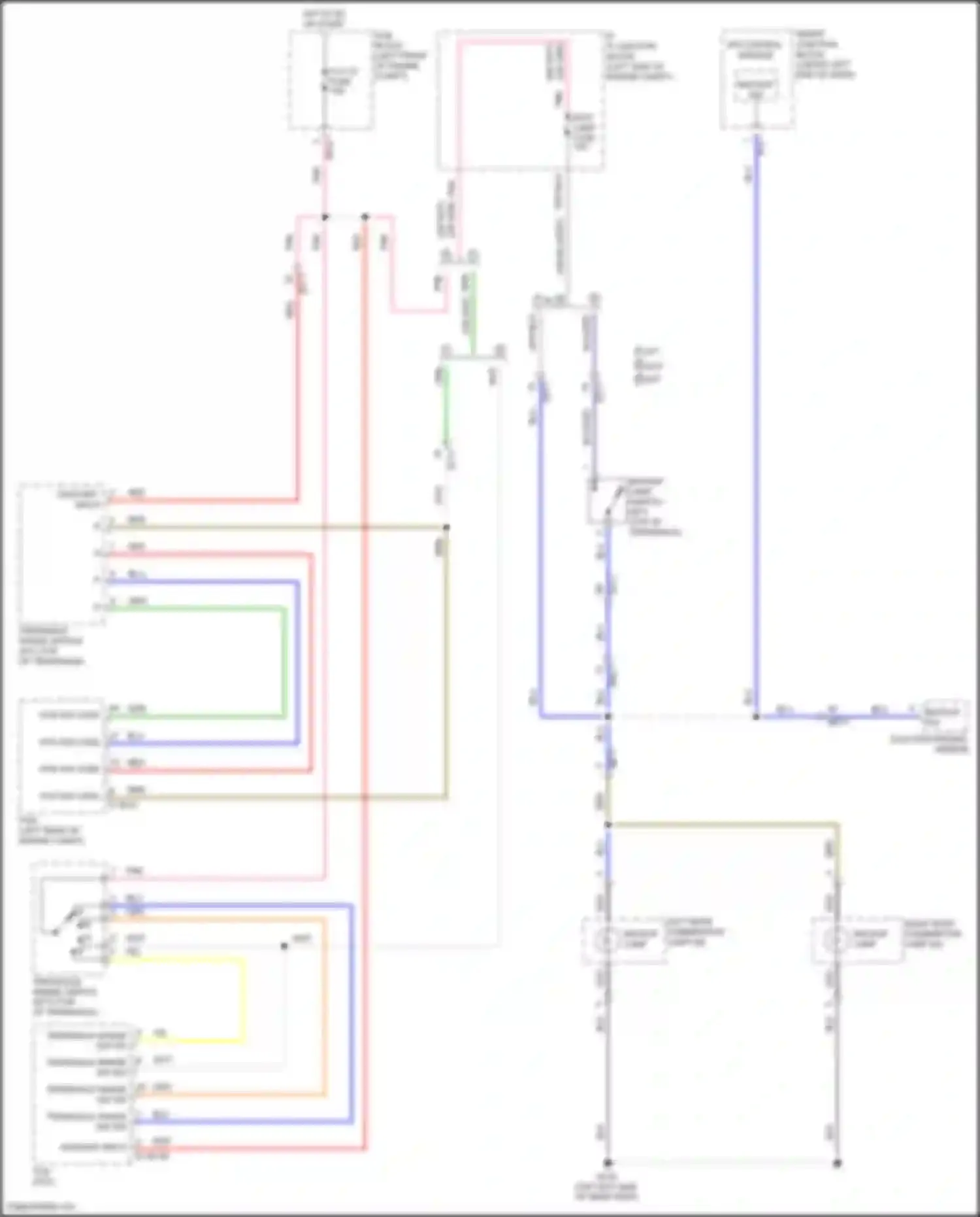 Wiring diagram transaxle range switch for Hyundai Elantra VI (2015-2019) (8 of 12)
