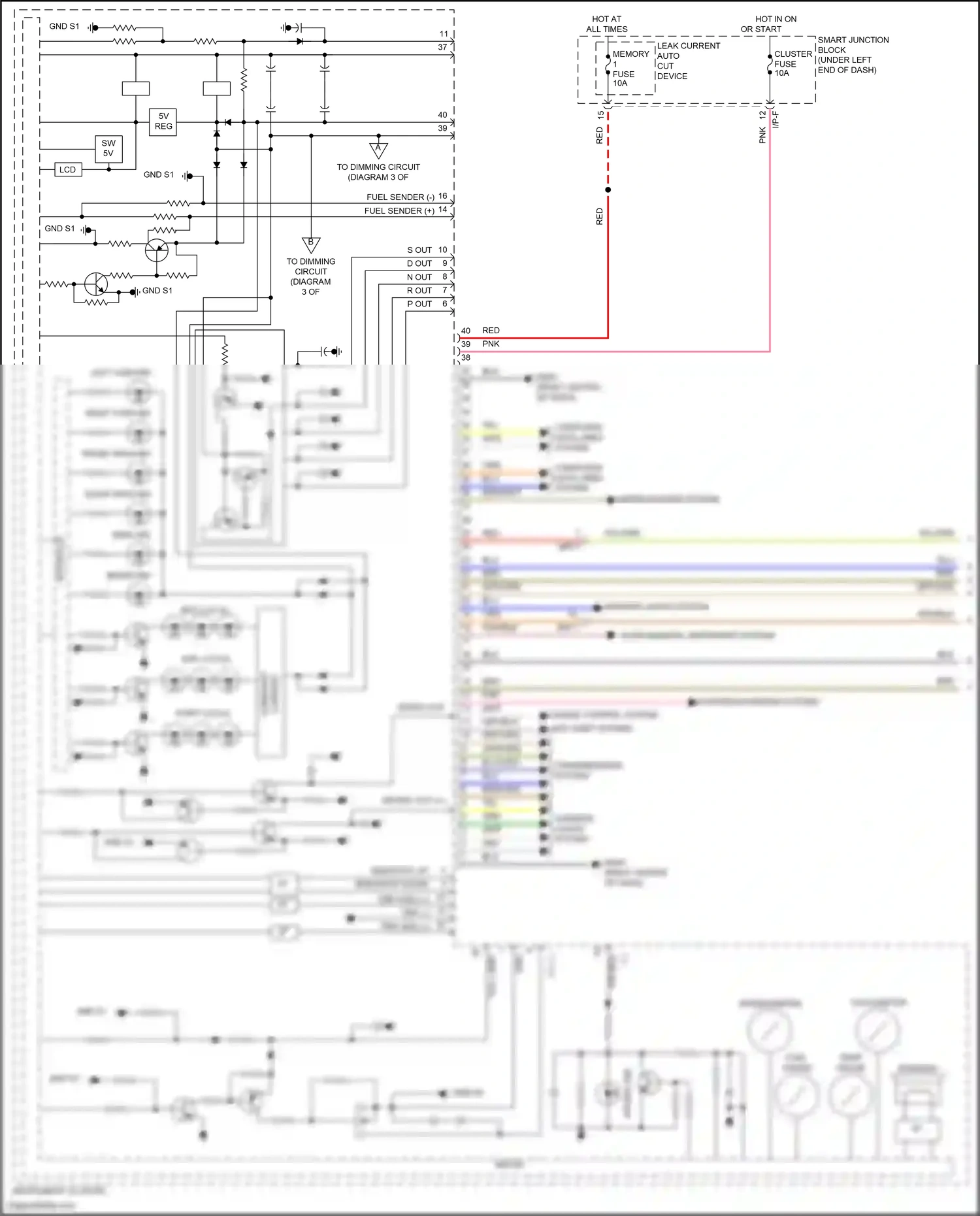 Hyundai Elantra VI (2015-2019) transmissions system wiring diagram  (3 of 4)