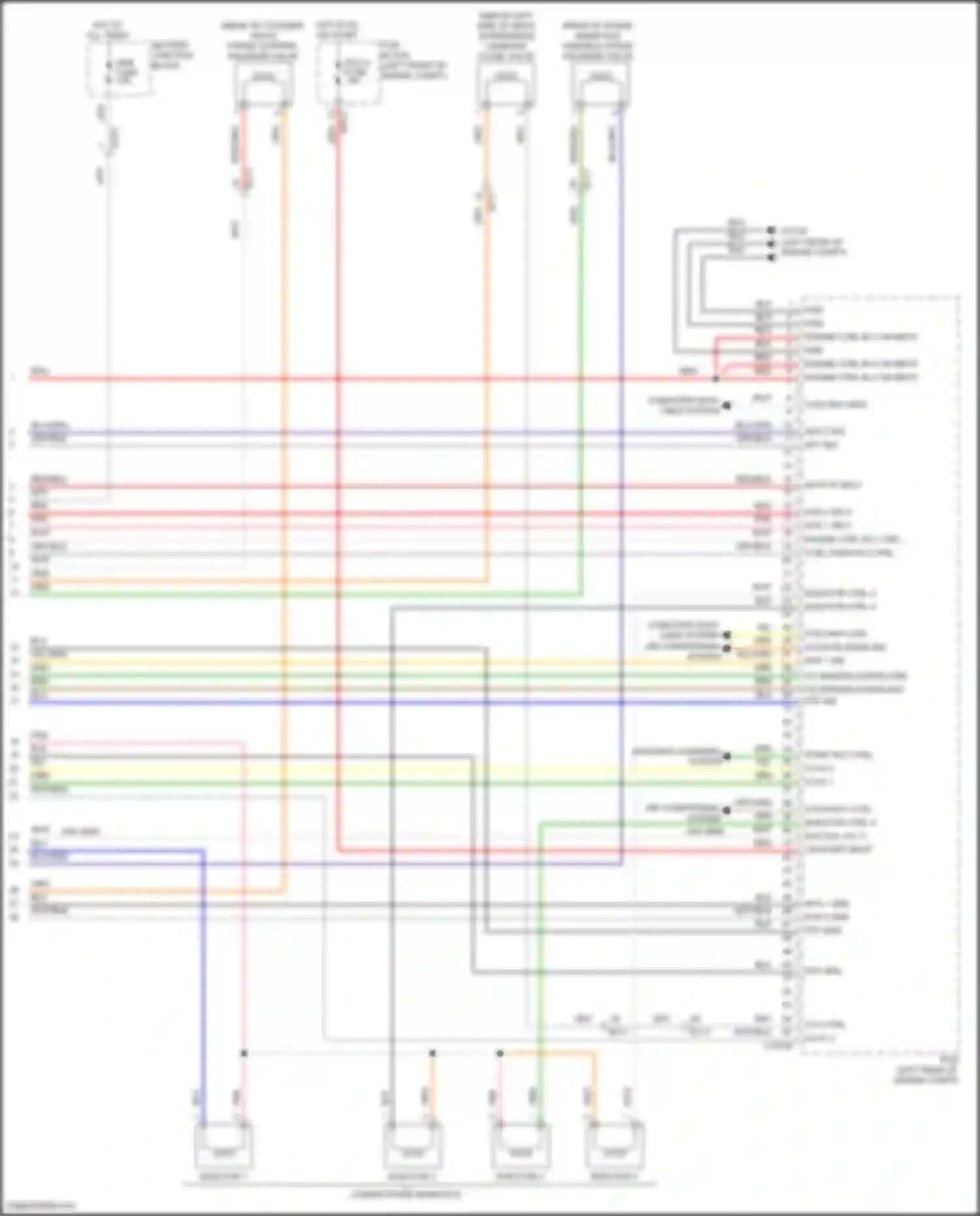 Wiring diagram variable intake solenoid valve for Hyundai Elantra VI (2015-2019) (2 of 2)