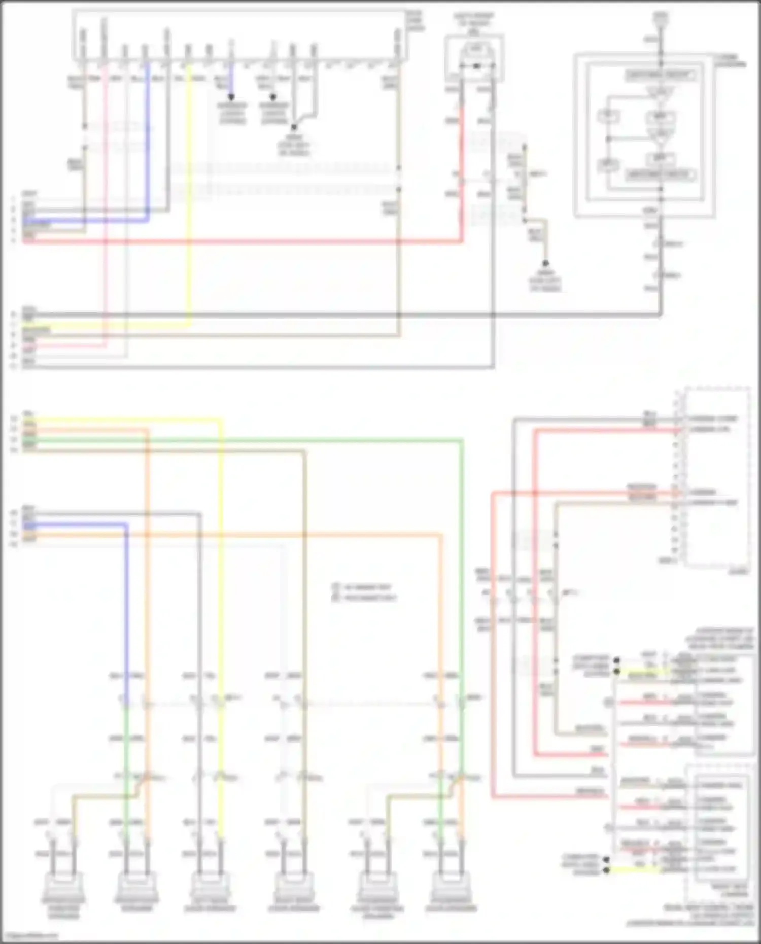 Wiring diagram w/ smart key w/o smart key for Hyundai Elantra VI (2015-2019) (5 of 9)