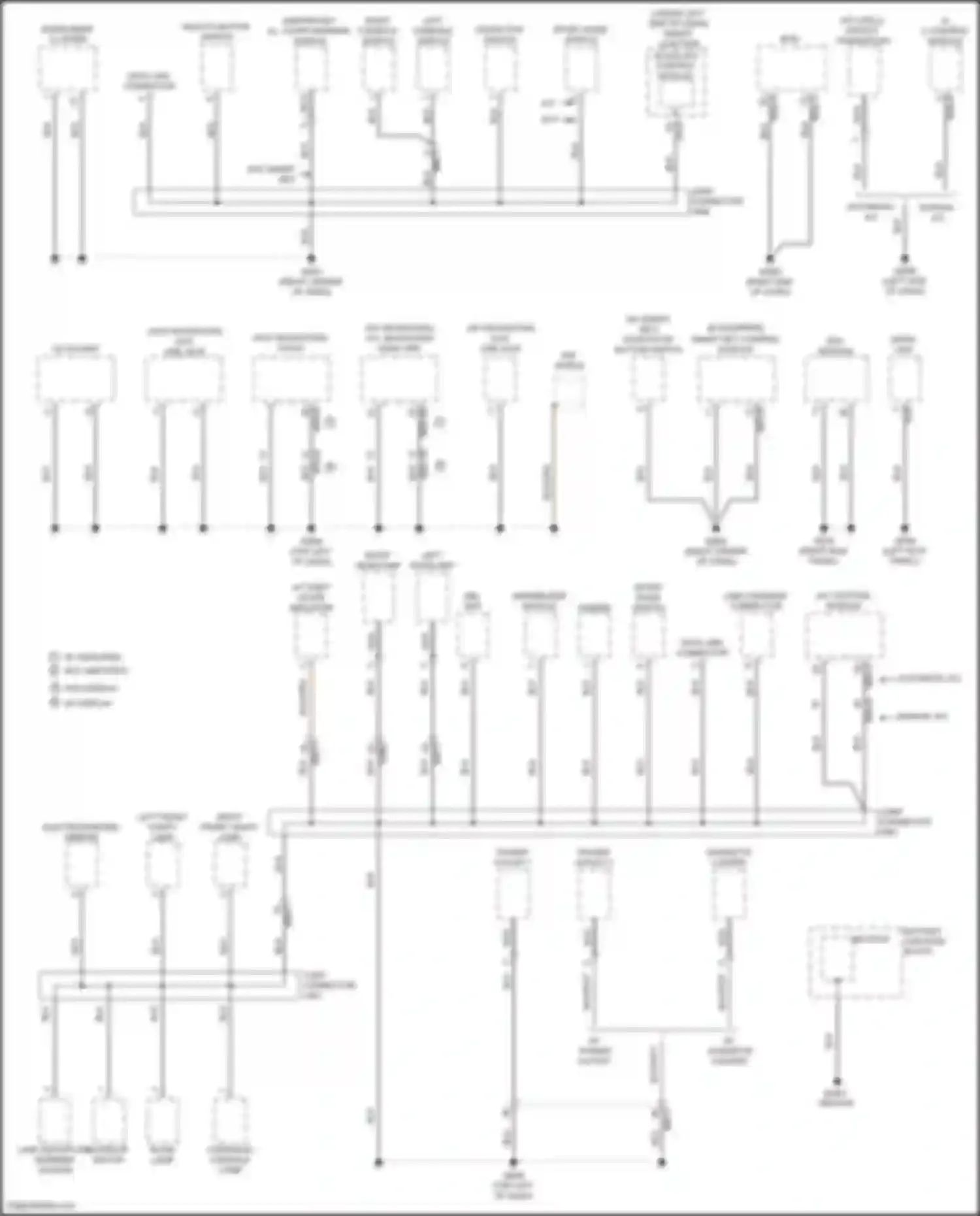 Wiring diagram w/o display w/ display for Hyundai Elantra VI (2015-2019) (1 of 2)