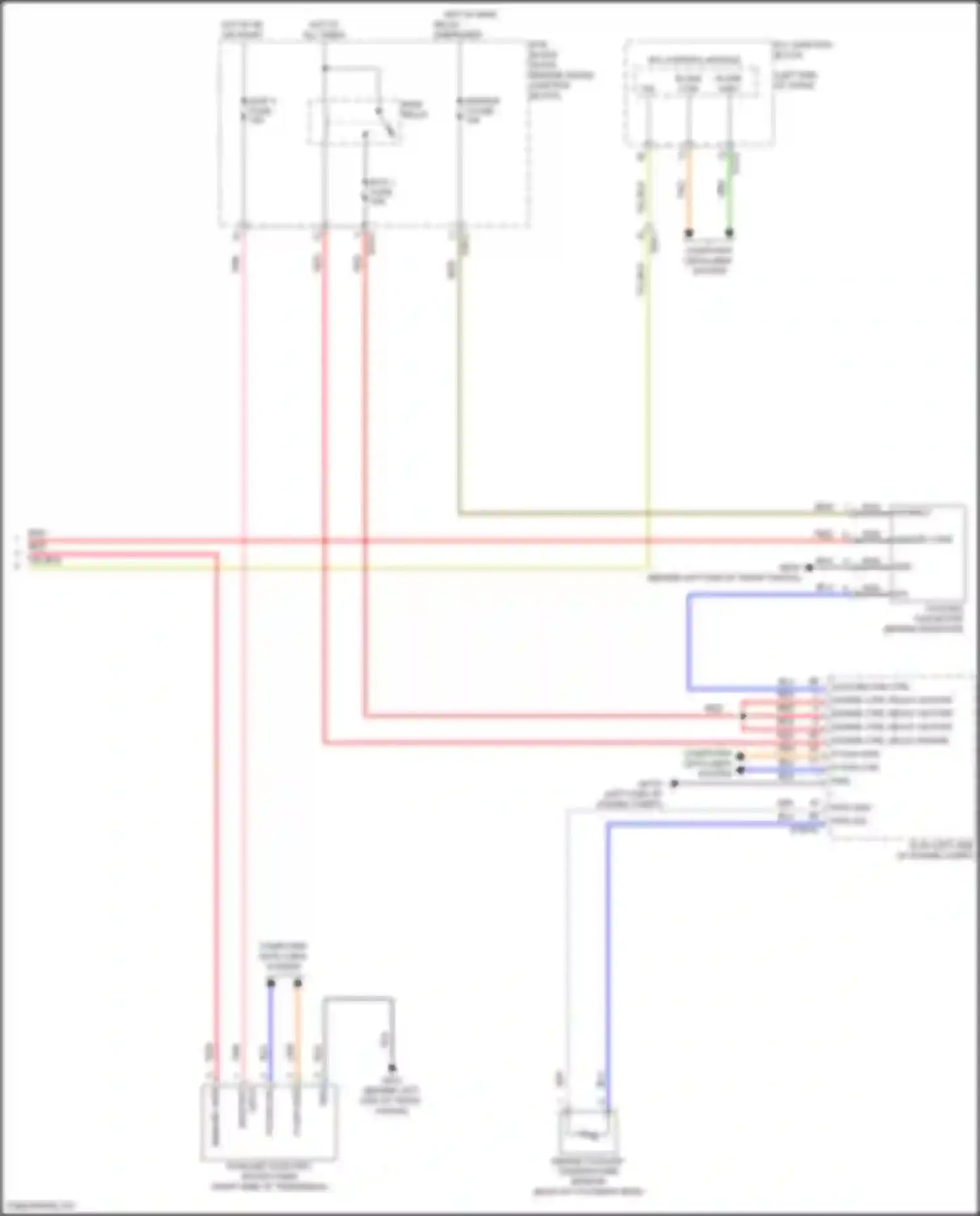 Elantra Hyundai VII facelift (2023-2024): Cooling fan circuit, hybrid (2 of 2)