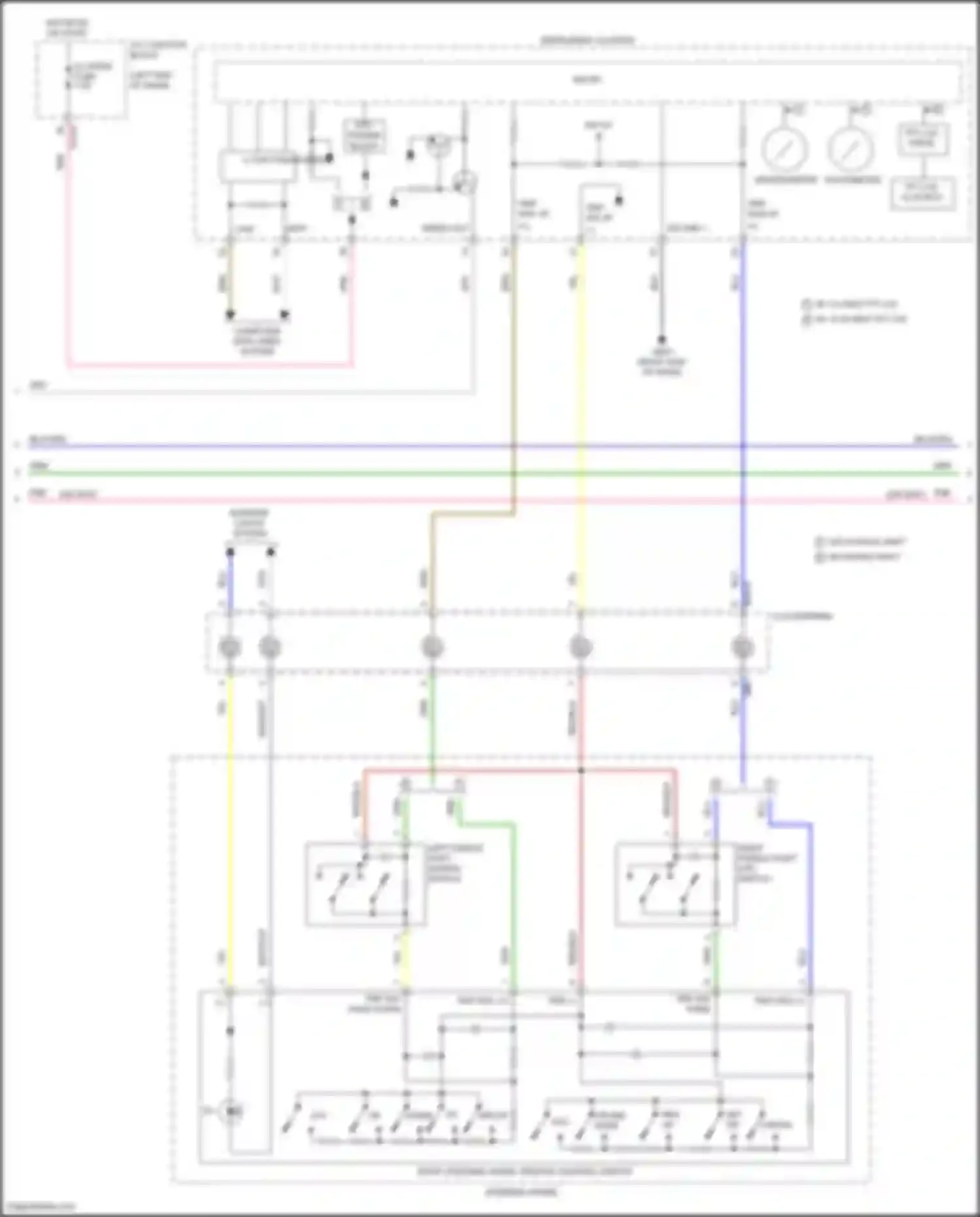 Elantra Hyundai VII facelift (2023-2024): Cruise control circuit, except hybrid (2 of 4)
