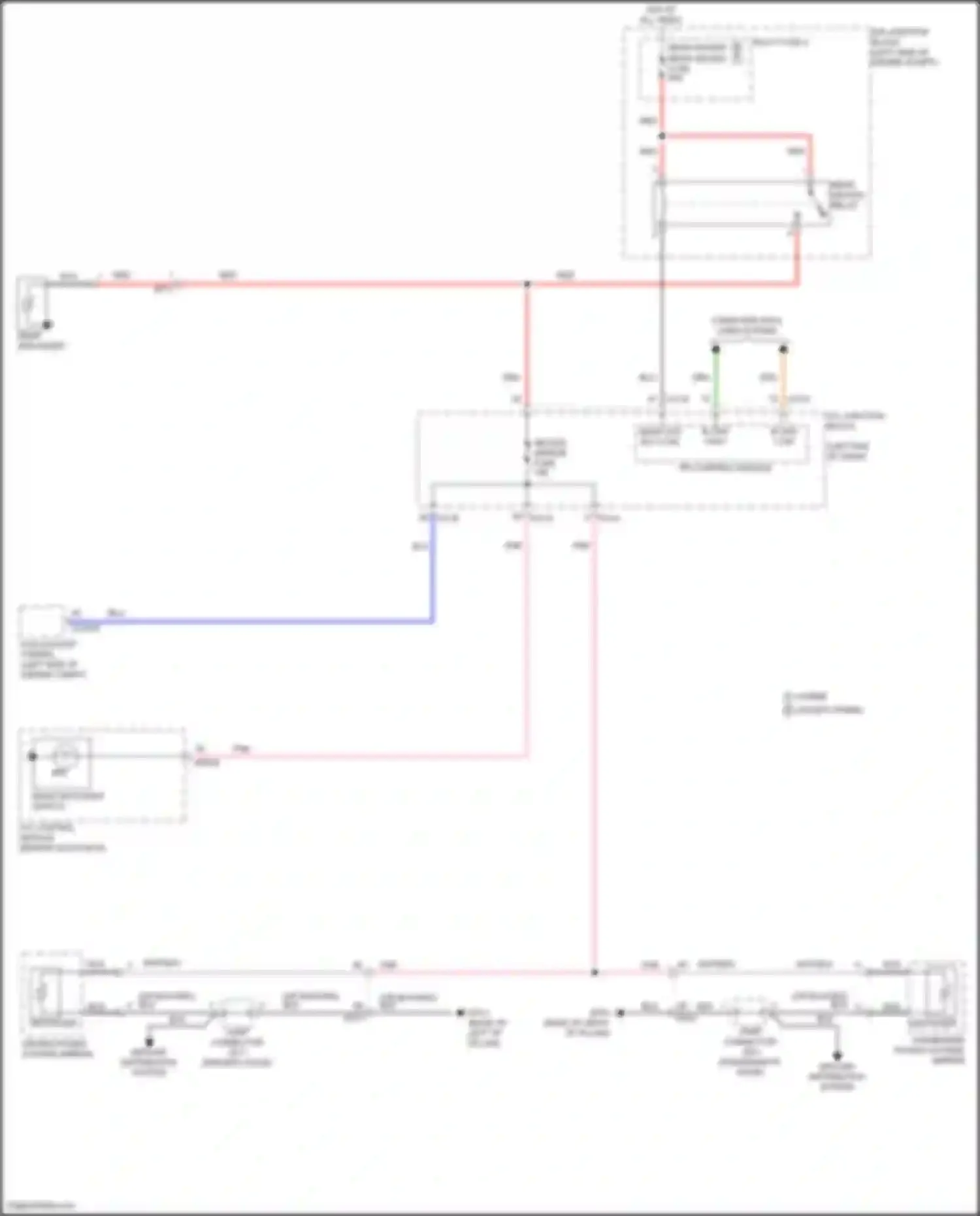 Elantra Hyundai VII facelift (2023-2024): Defoggers circuit, w/o auto defogger