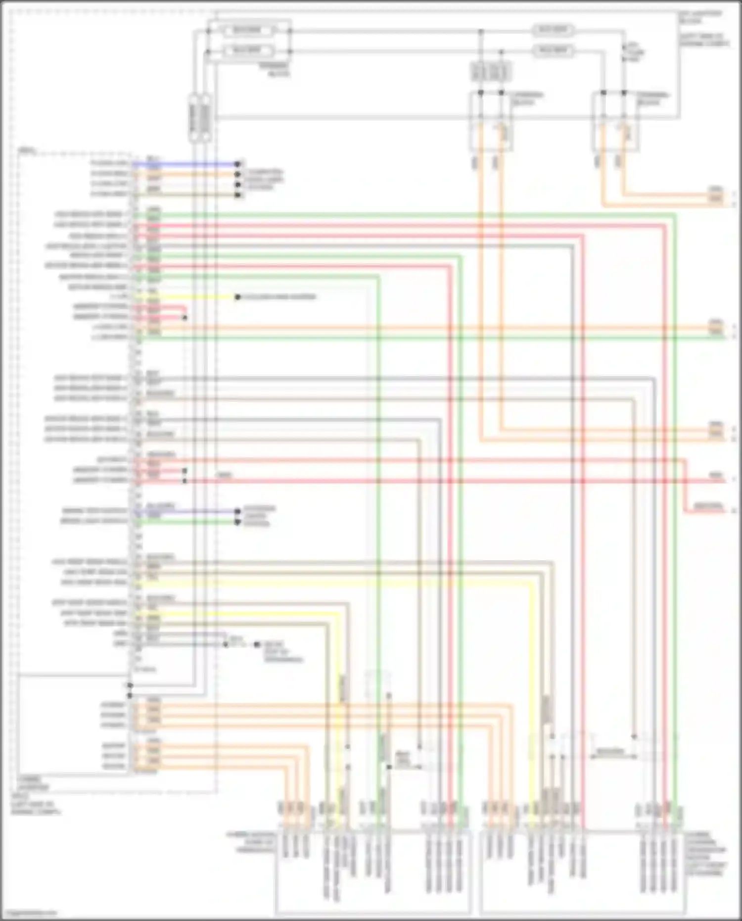 Elantra Hyundai VII facelift (2023-2024): Wiring diagram engine performance 1.6l hybrid, hybrid control circuit (1 of 8)