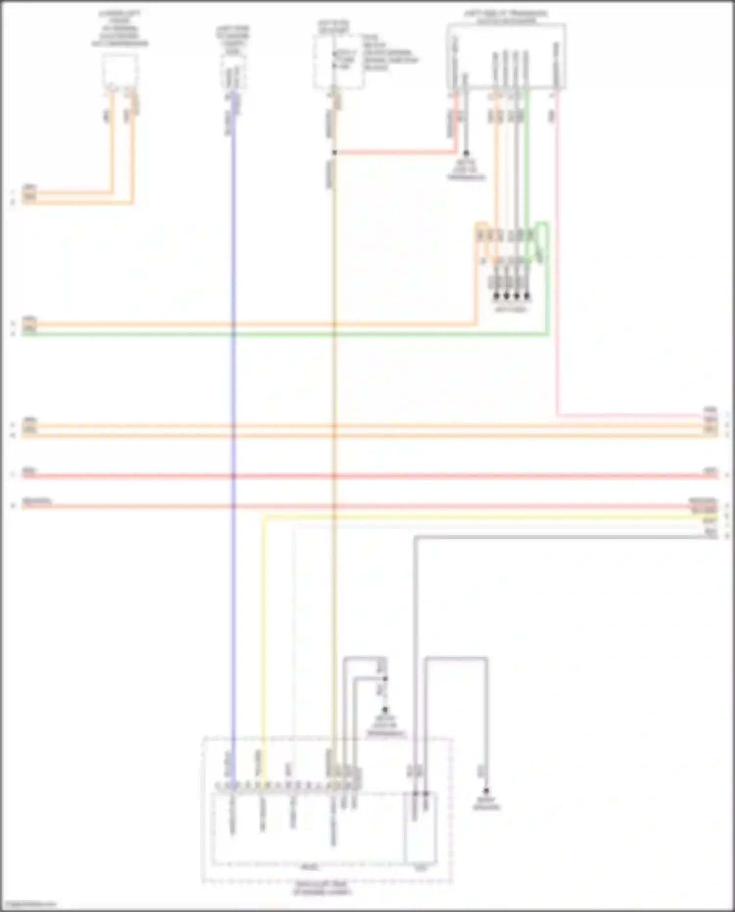 Elantra Hyundai VII facelift (2023-2024): Wiring diagram engine performance 1.6l hybrid, hybrid control circuit (2 of 8)