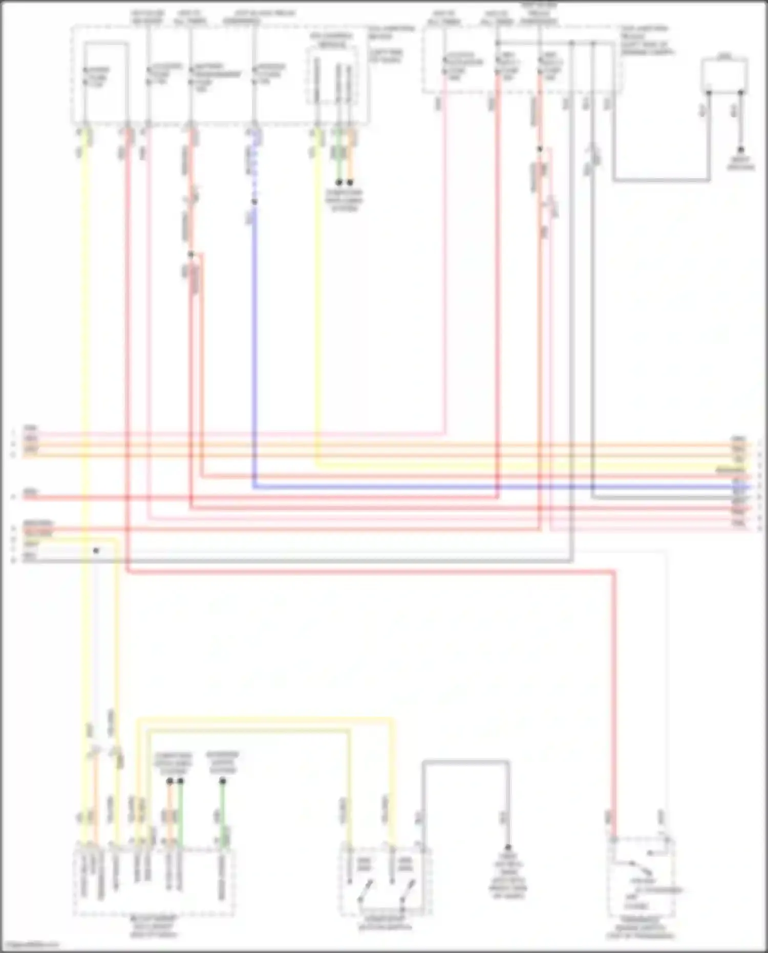Elantra Hyundai VII facelift (2023-2024): Wiring diagram engine performance 1.6l hybrid, hybrid control circuit (3 of 8)