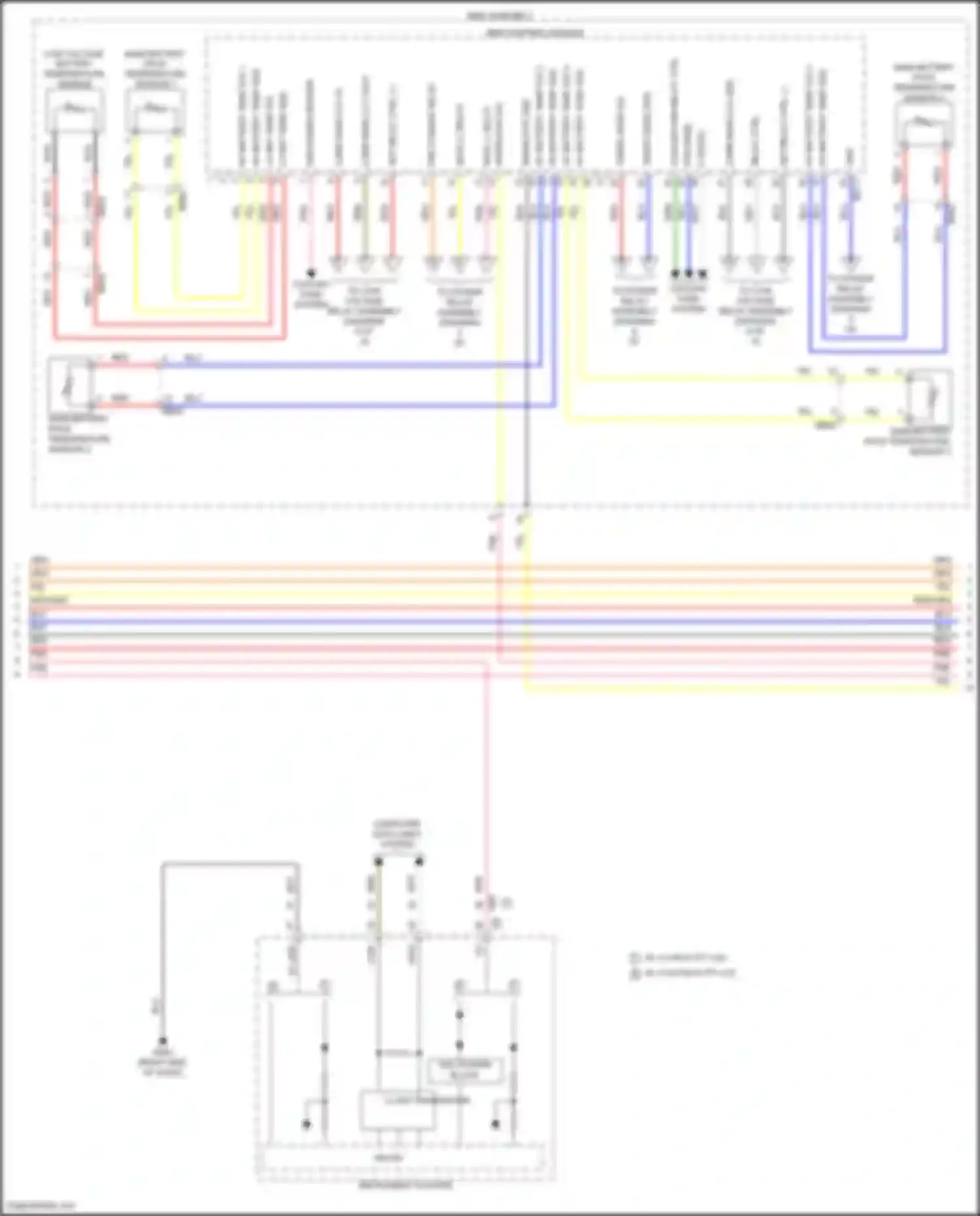 Elantra Hyundai VII facelift (2023-2024): Wiring diagram engine performance 1.6l hybrid, hybrid control circuit (4 of 8)