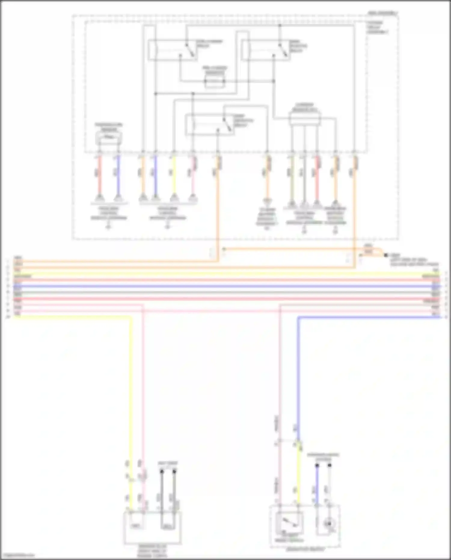 Elantra Hyundai VII facelift (2023-2024): Wiring diagram engine performance 1.6l hybrid, hybrid control circuit (5 of 8)