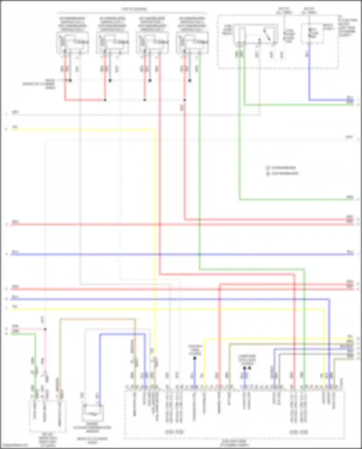 Elantra Hyundai VII facelift (2023-2024): Wiring diagram engine performance 1.6l hybrid, mfi control circuit (3 of 5)