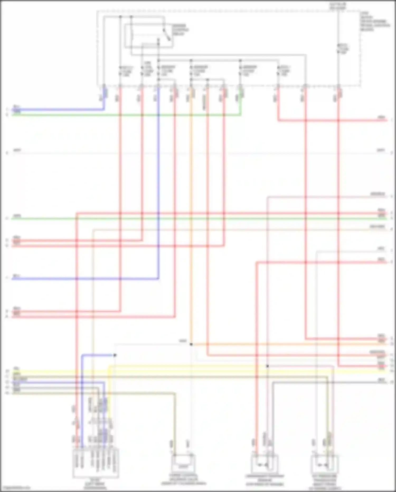 Elantra Hyundai VII facelift (2023-2024): Wiring diagram engine performance 1.6l hybrid, mfi control circuit (4 of 5)
