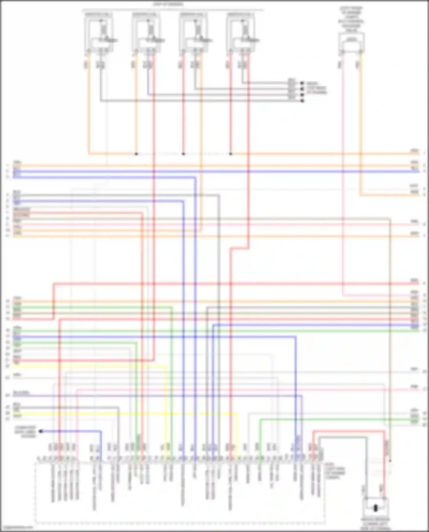 Elantra Hyundai VII facelift (2023-2024): Wiring diagram engine performance 1.6l turbo (3 of 7)