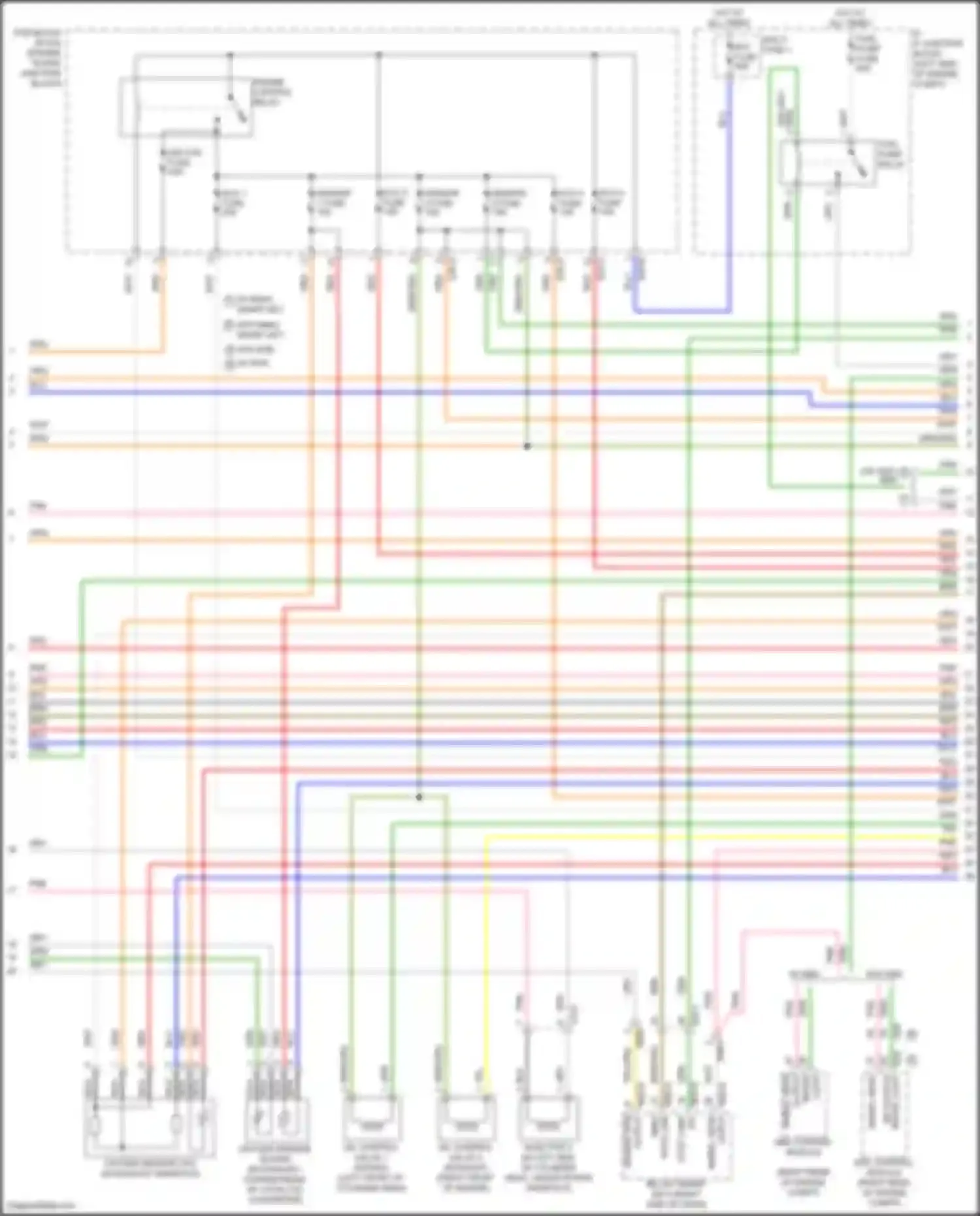 Elantra Hyundai VII facelift (2023-2024): Wiring diagram engine performance 1.6l turbo (4 of 7)