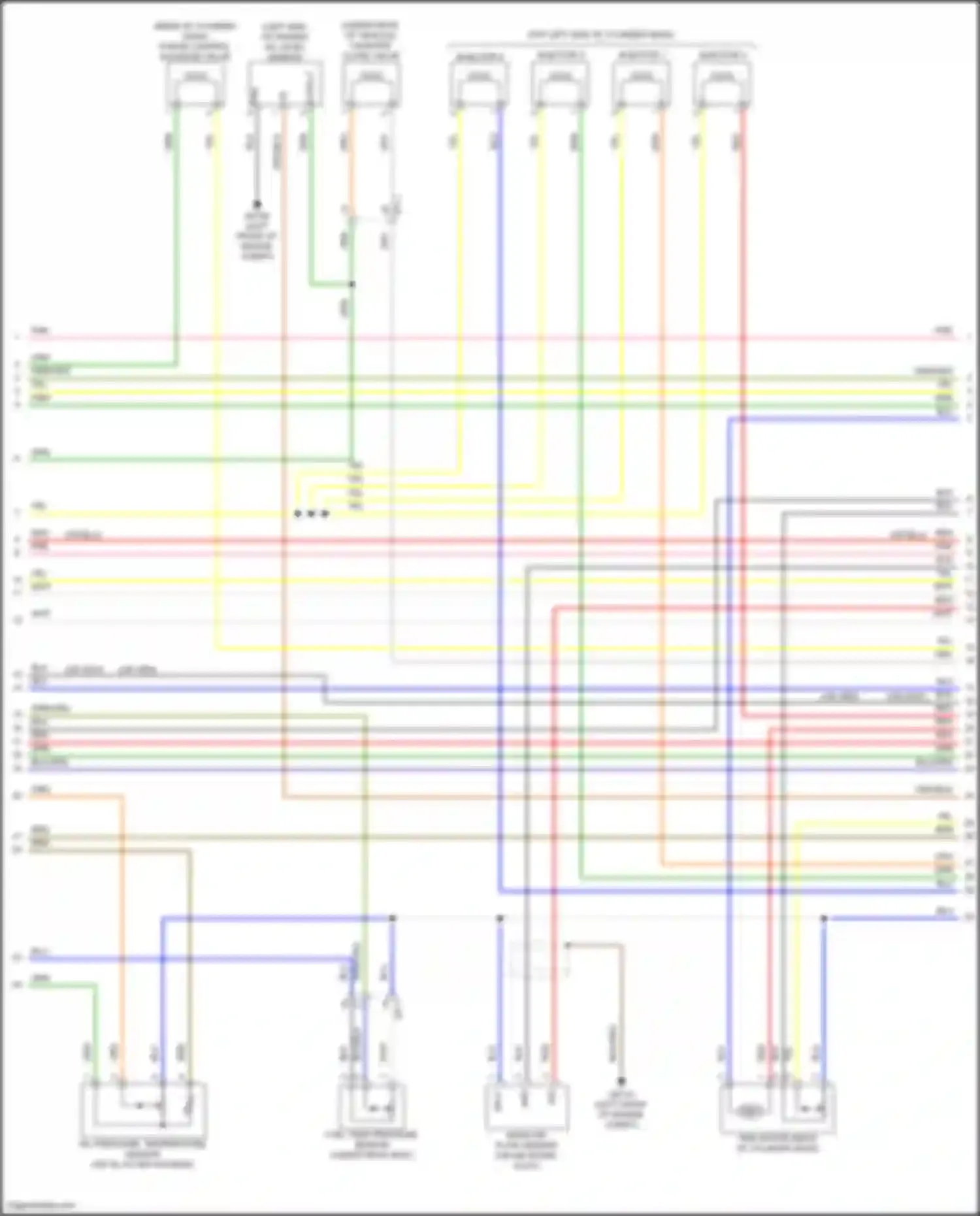 Elantra Hyundai VII facelift (2023-2024): Wiring diagram engine performance 2.0l (6 of 8)