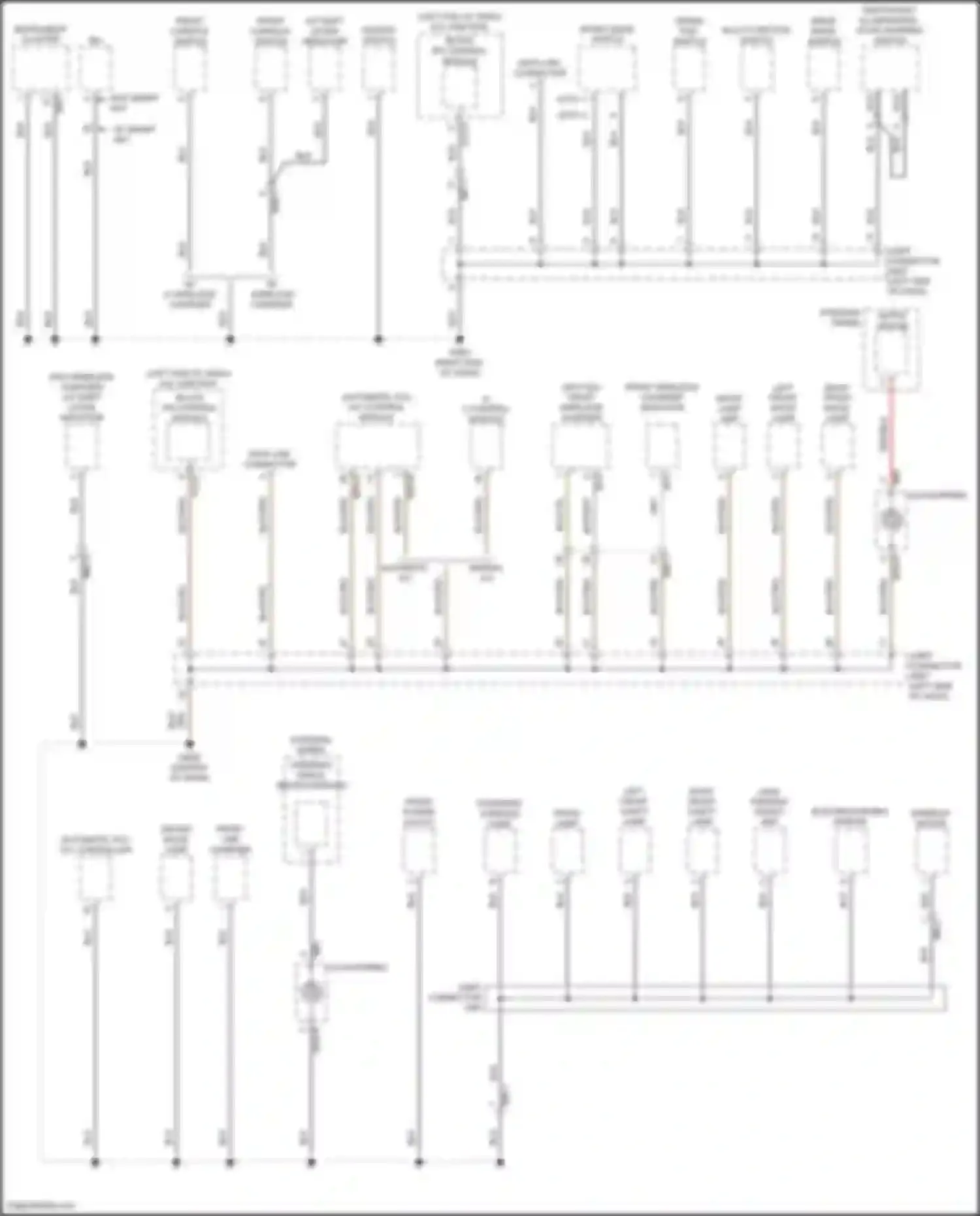 Elantra Hyundai VII facelift (2023-2024): Ground distribution circuit, except hybrid (1 of 5)