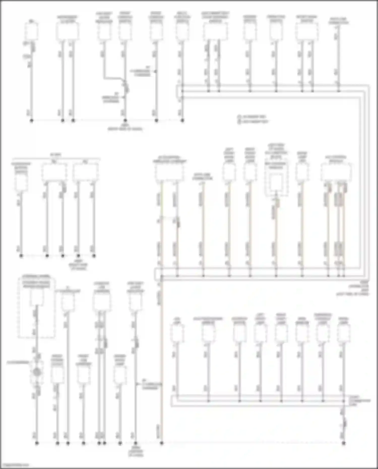 Elantra Hyundai VII facelift (2023-2024): Ground distribution circuit, hybrid (1 of 4)