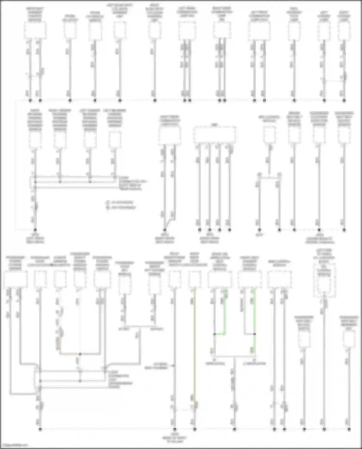 Elantra Hyundai VII facelift (2023-2024): Ground distribution circuit, hybrid (3 of 4)