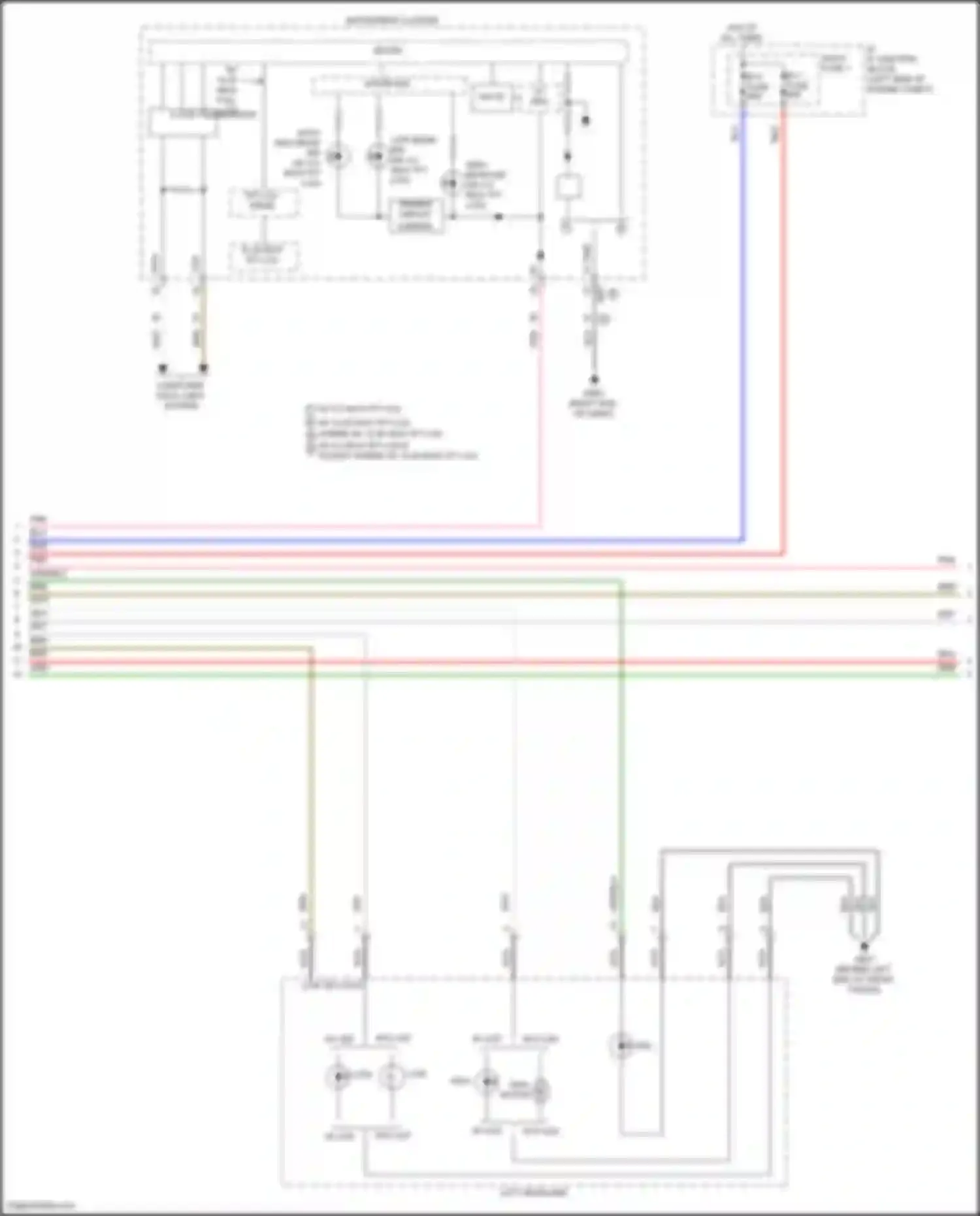 Elantra Hyundai VII facelift (2023-2024): Autolamps circuit (2 of 3)
