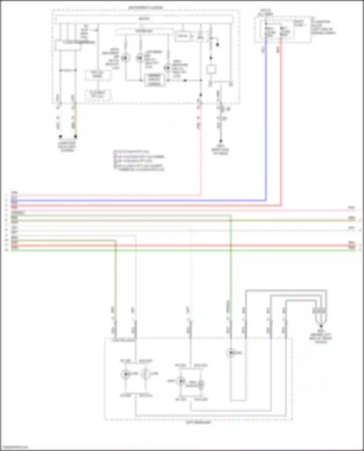 Elantra Hyundai VII facelift (2023-2024): Headlamps circuit (2 of 3)