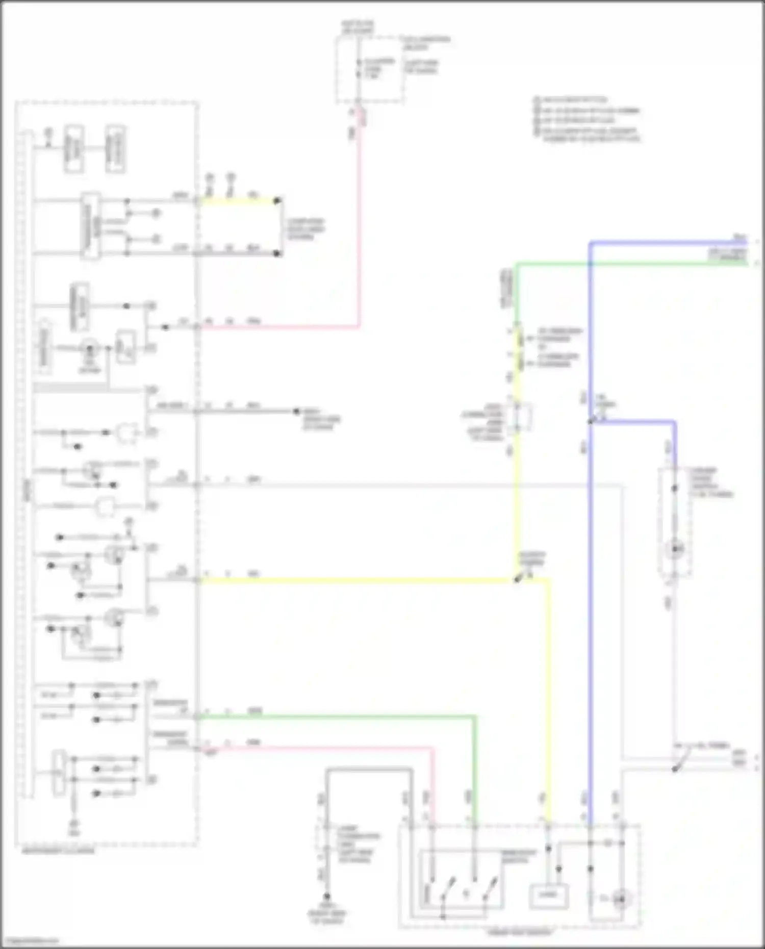 Elantra Hyundai VII facelift (2023-2024): Instrument illumination circuit (1 of 3)
