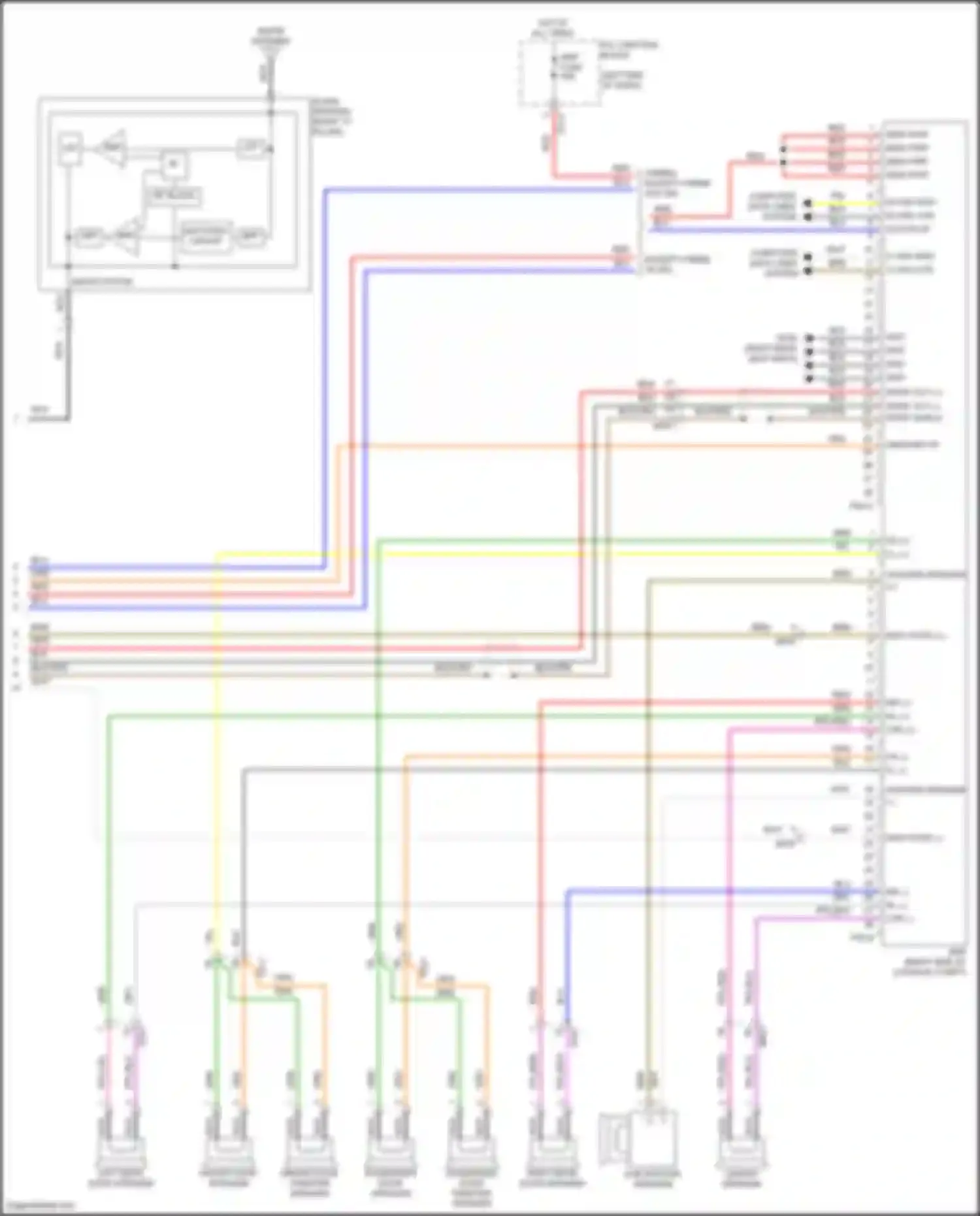 Elantra Hyundai VII facelift (2023-2024): Navigation circuit, w/ amplifier (4 of 4)