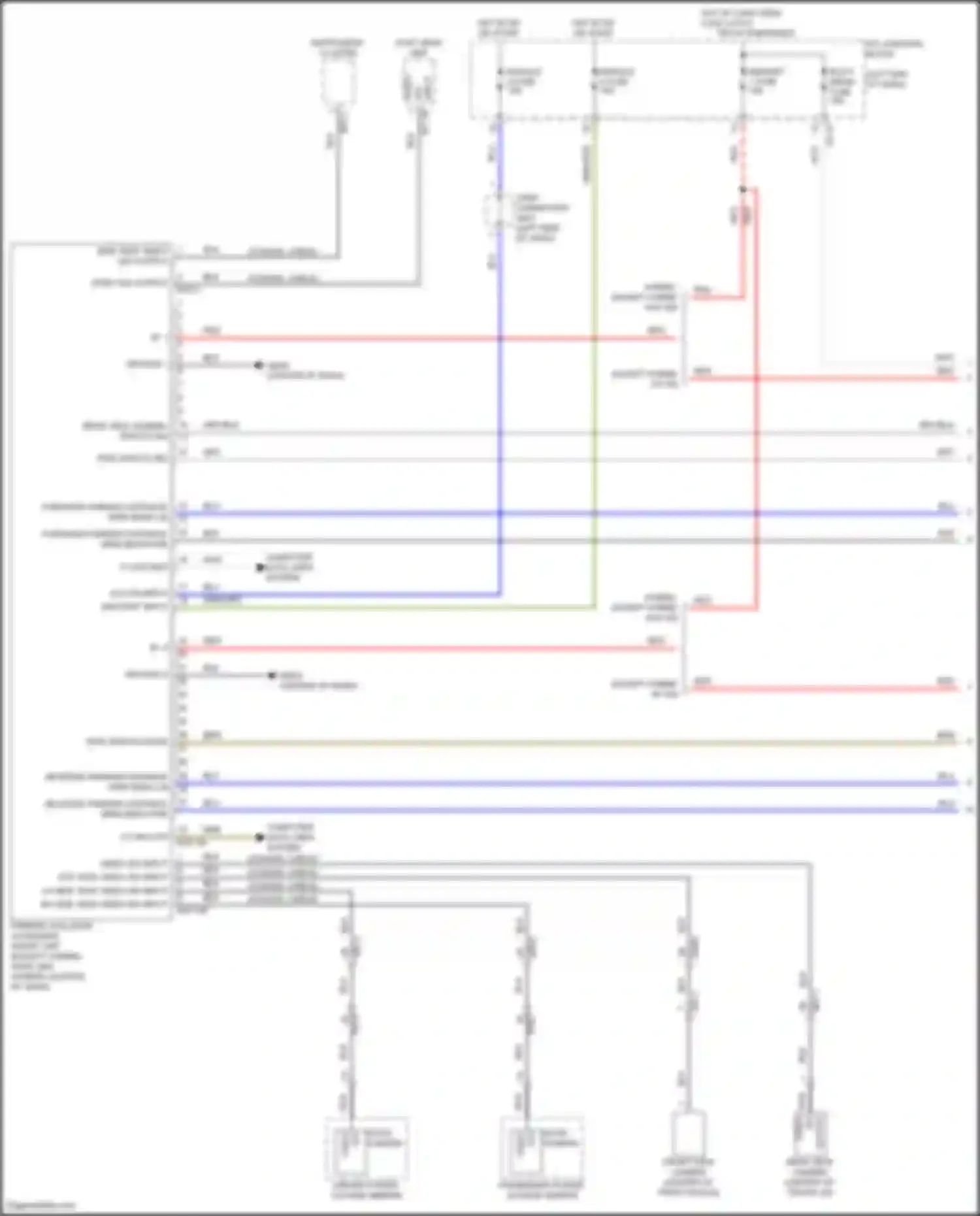 Elantra Hyundai VII facelift (2023-2024): Parking assistant circuit, w/ adas (1 of 3)