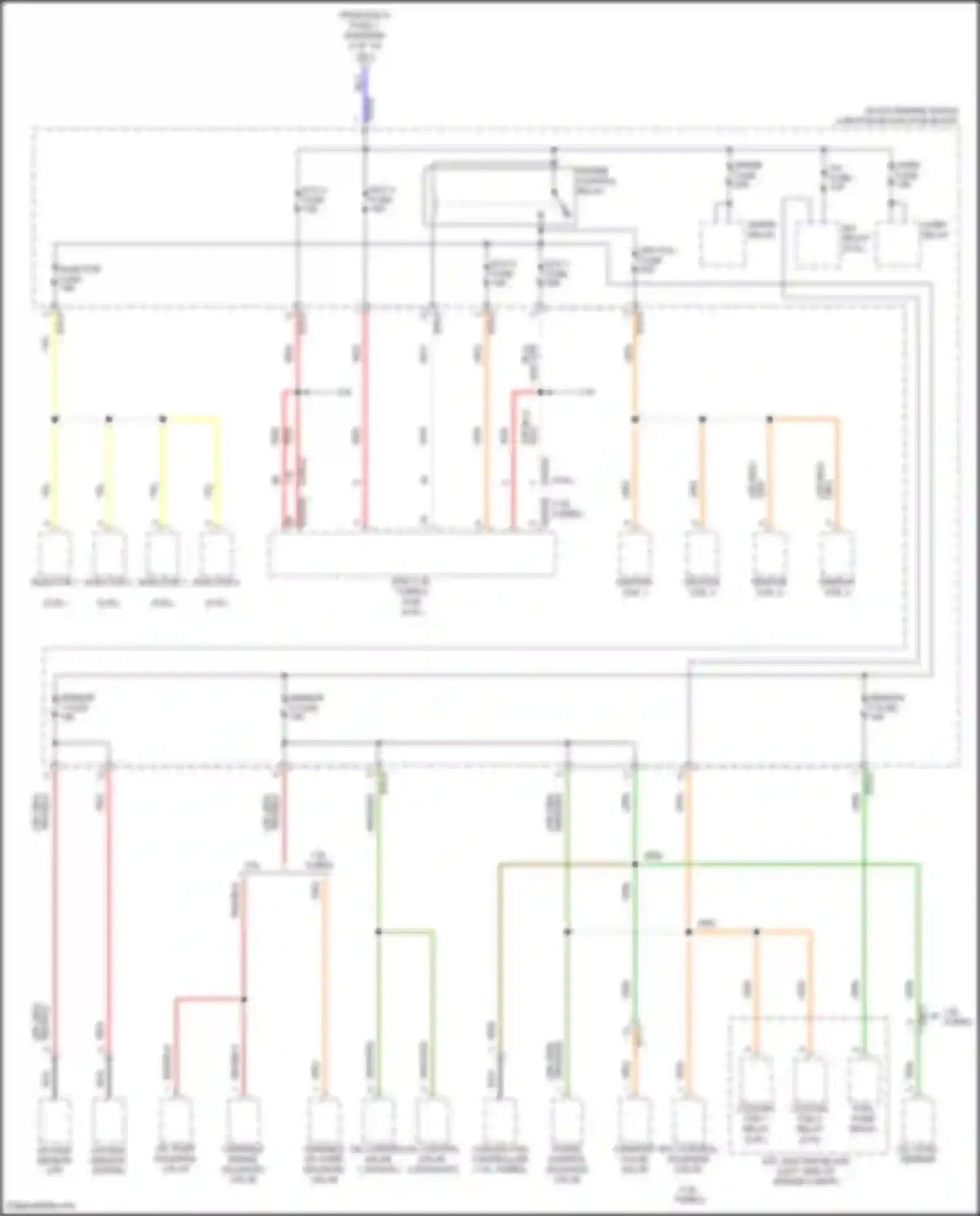 Elantra Hyundai VII facelift (2023-2024): Power distribution circuit, except hybrid (12 of 12)
