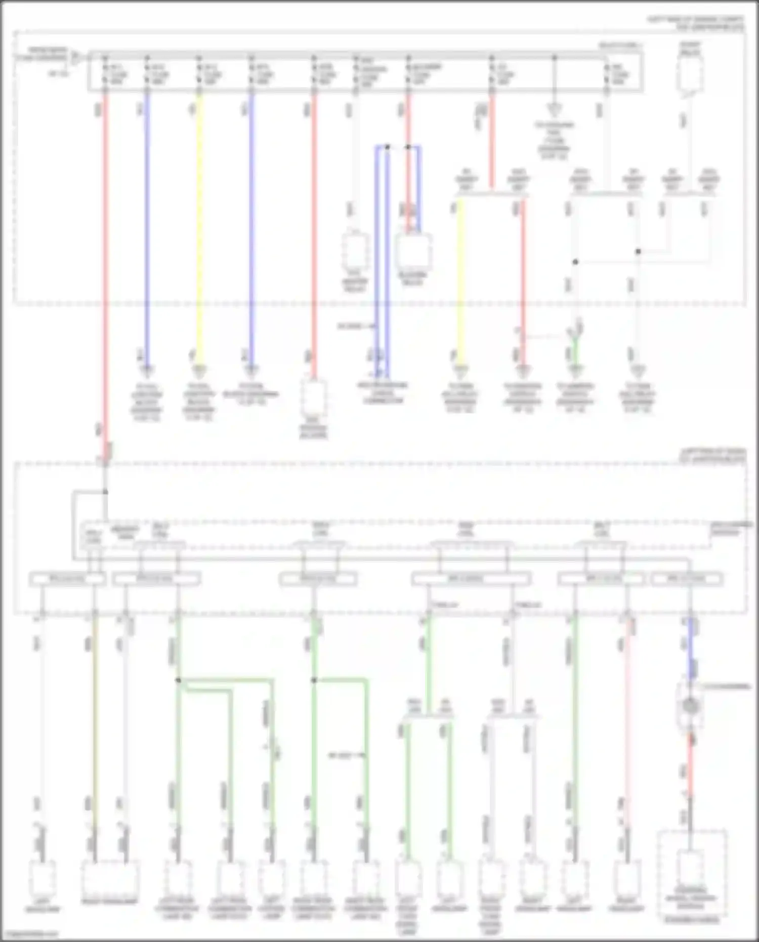 Elantra Hyundai VII facelift (2023-2024): Power distribution circuit, except hybrid (2 of 12)