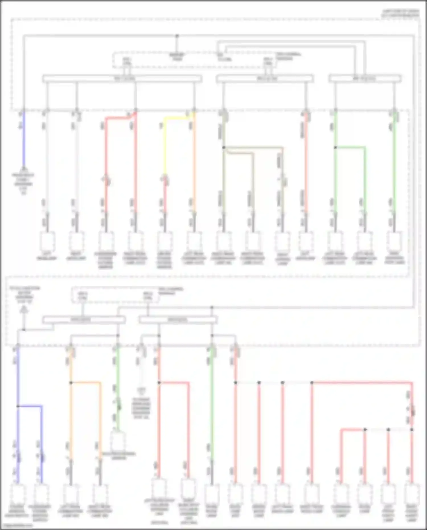 Elantra Hyundai VII facelift (2023-2024): Power distribution circuit, except hybrid (3 of 12)
