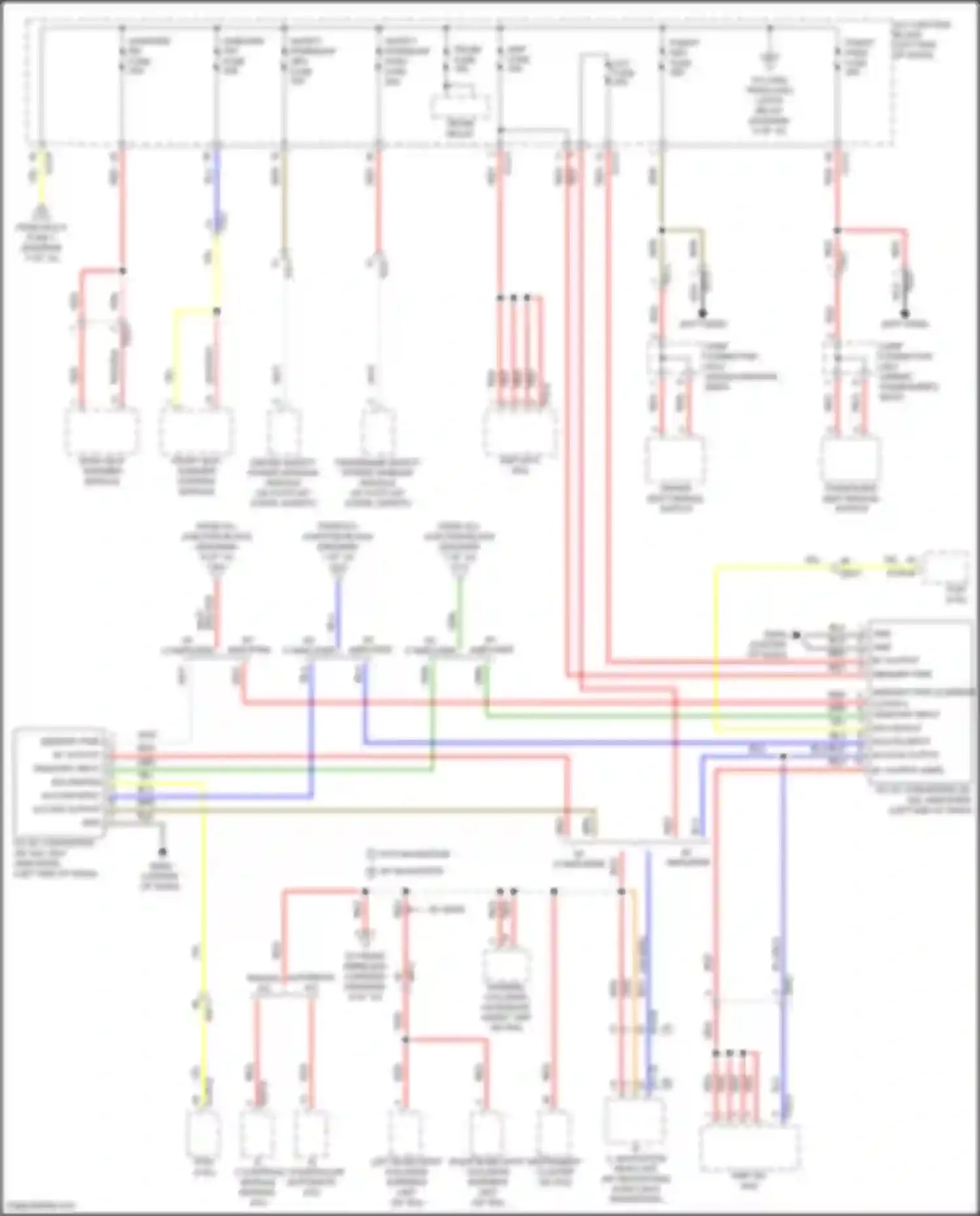 Elantra Hyundai VII facelift (2023-2024): Power distribution circuit, except hybrid (5 of 12)
