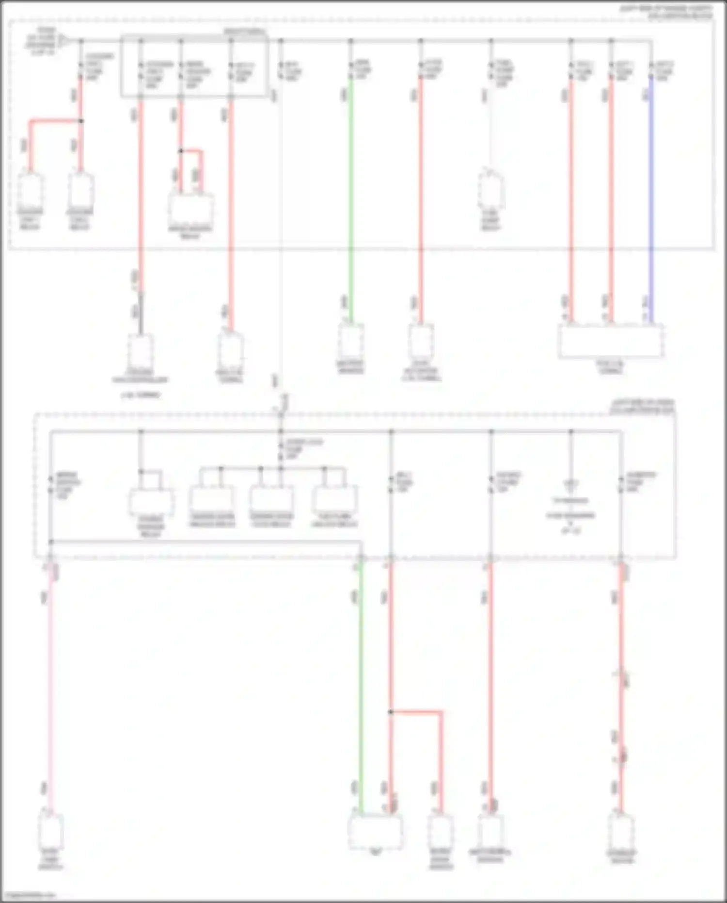 Elantra Hyundai VII facelift (2023-2024): Power distribution circuit, except hybrid (8 of 12)