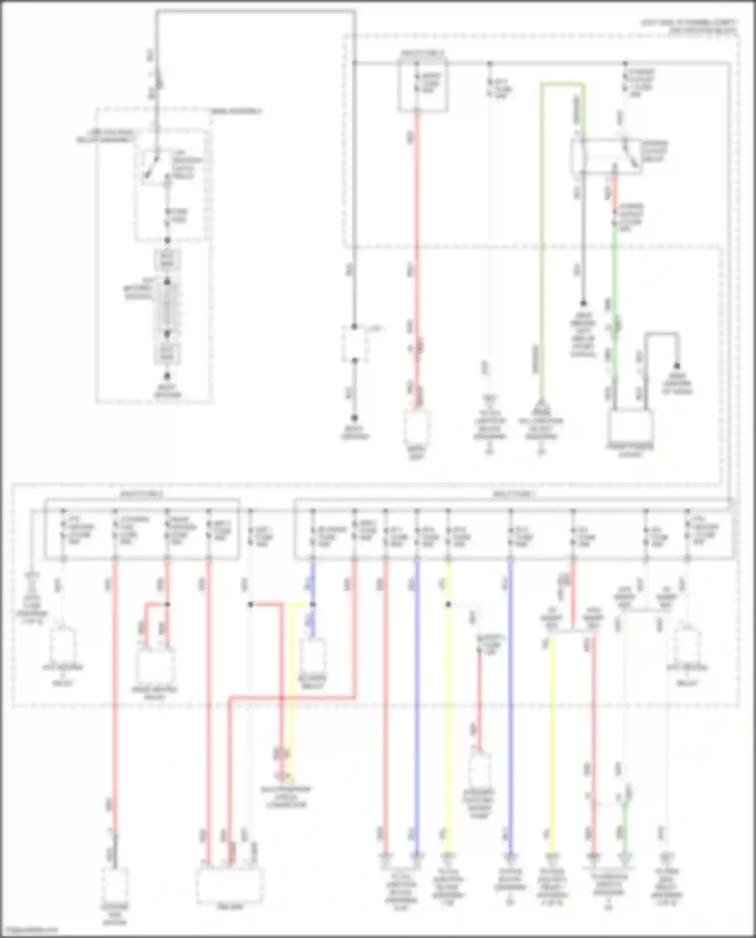 Elantra Hyundai VII facelift (2023-2024): Power distribution circuit, hybrid (1 of 9)