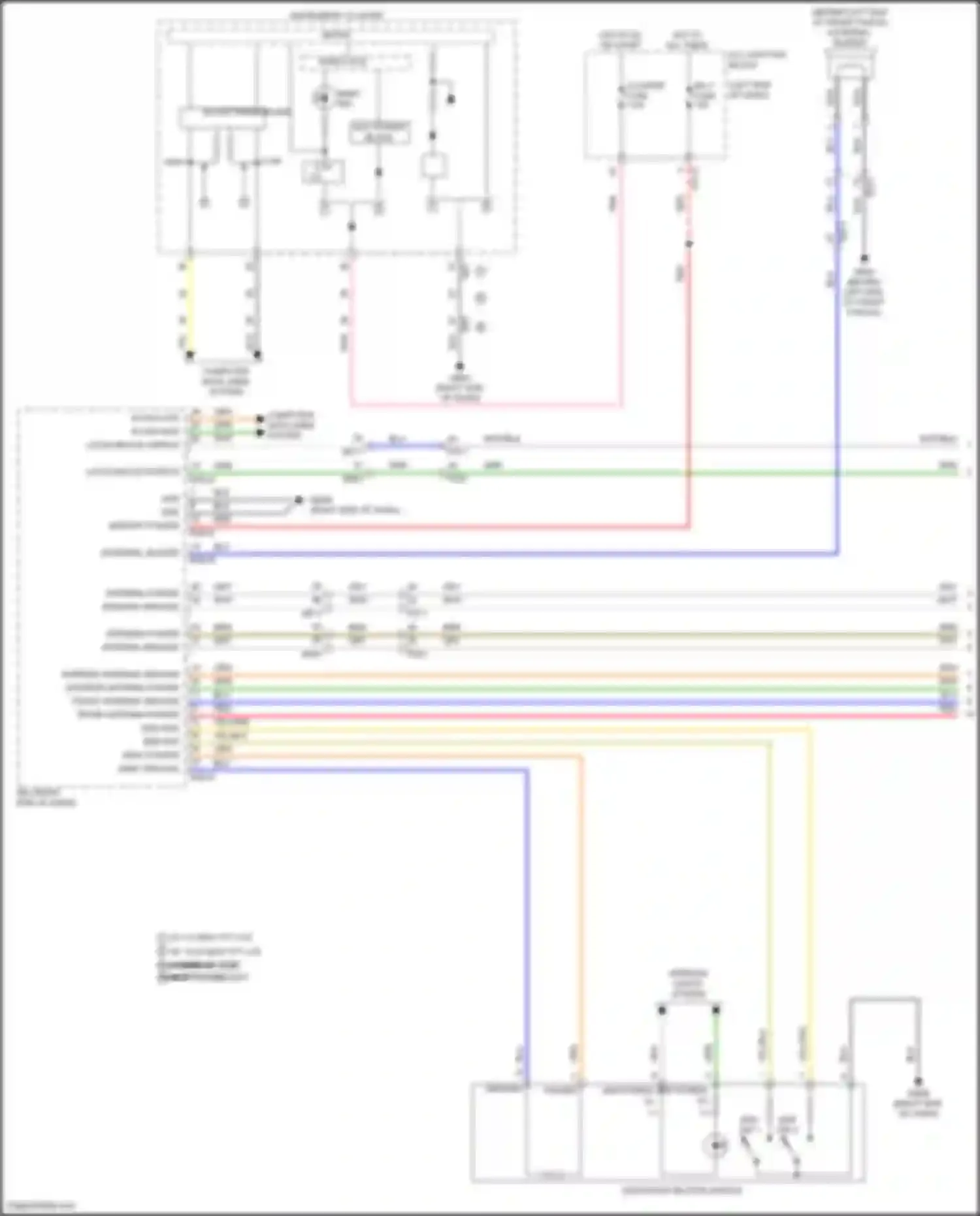 Elantra Hyundai VII facelift (2023-2024): Power door locks circuit, w/o nfc (1 of 4)