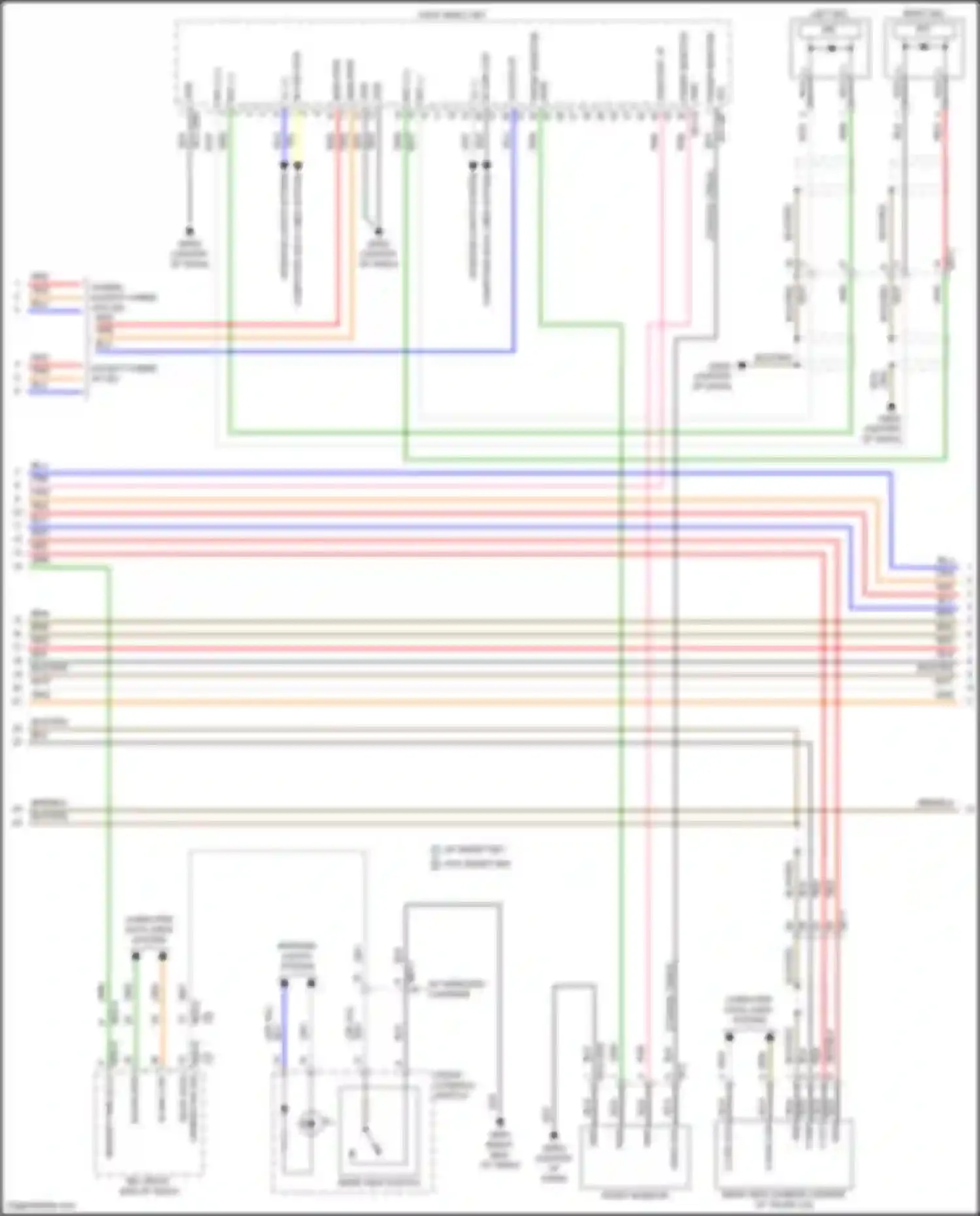 Elantra Hyundai VII facelift (2023-2024): Radio circuit, w/ navigation & amplifier (2 of 4)