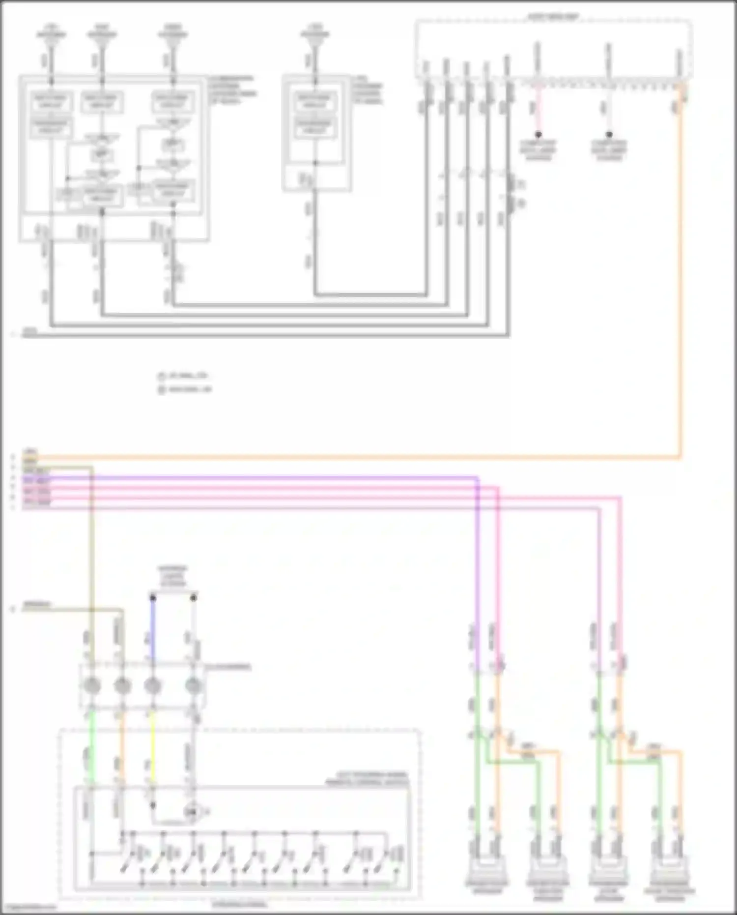 Elantra Hyundai VII facelift (2023-2024): Radio circuit, w/ navigation w/o amplifier (3 of 3)