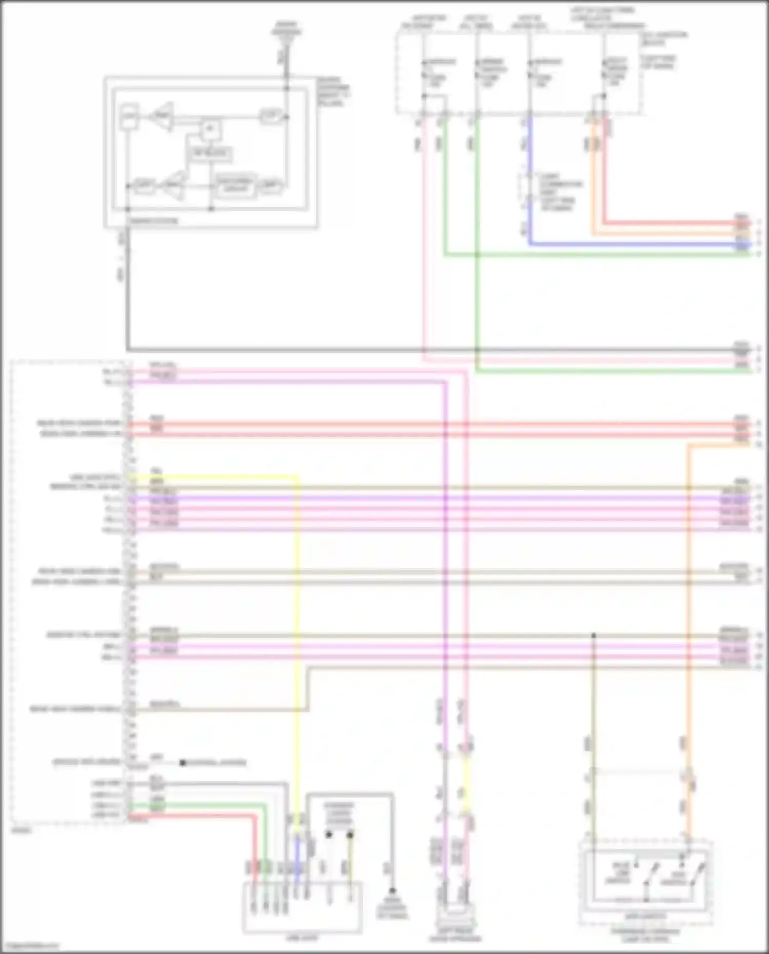 Elantra Hyundai VII facelift (2023-2024): Radio circuit, w/o navigation & amplifier (1 of 3)