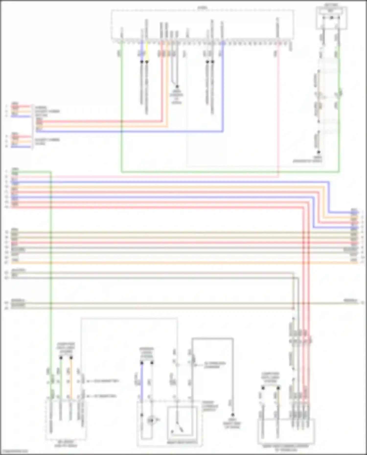Elantra Hyundai VII facelift (2023-2024): Radio circuit, w/o navigation w/ amplifier (2 of 4)