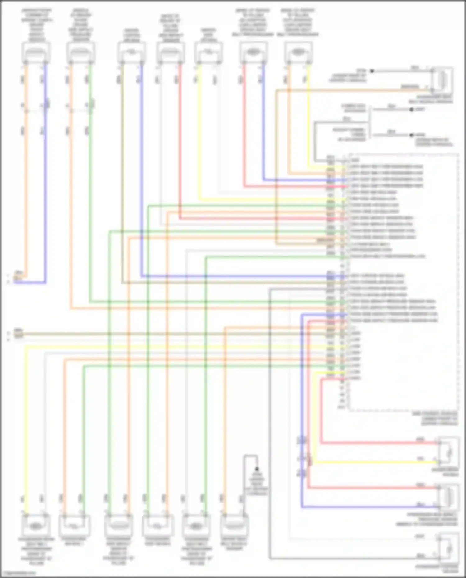 Elantra Hyundai VII facelift (2023-2024): Supplemental restraints circuit (2 of 2)