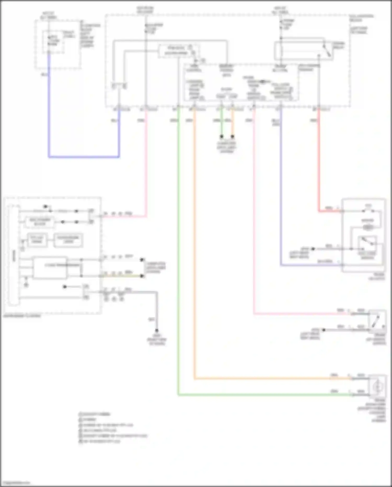 Elantra Hyundai VII facelift (2023-2024): Trunk release circuit