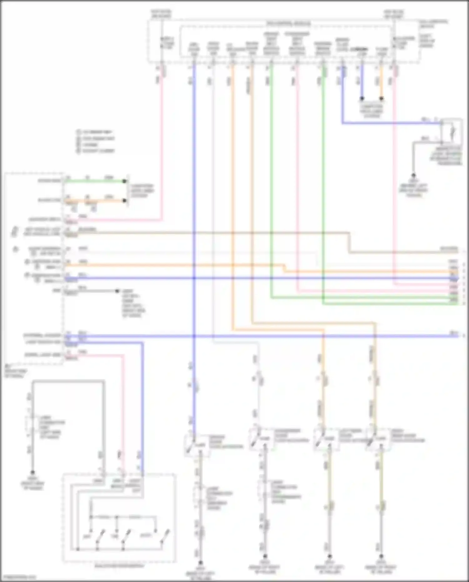 Elantra Hyundai VII facelift (2023-2024): Chime circuit (1 of 3)