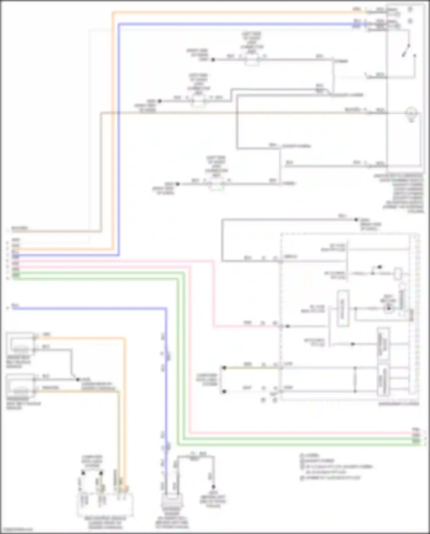Elantra Hyundai VII facelift (2023-2024): Chime circuit (2 of 3)