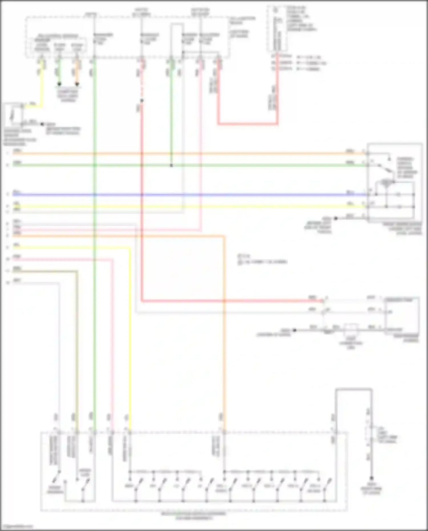 Elantra Hyundai VII facelift (2023-2024): Wiper/washer circuit (2 of 2)